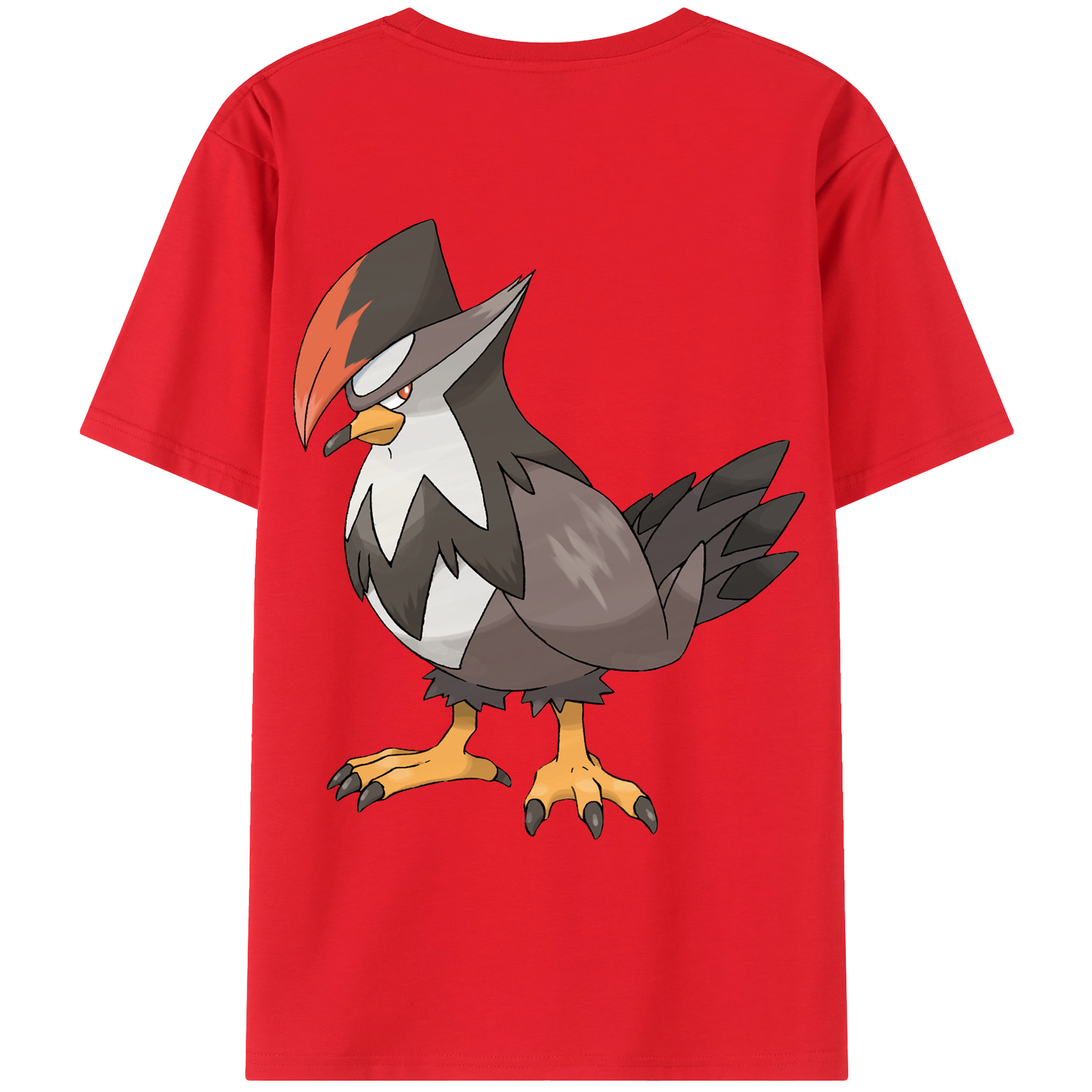 （画像用） ポケットモンスター Pokémon 綿100％ メンズ半袖Tシャツ（バックプリント） 通気性
