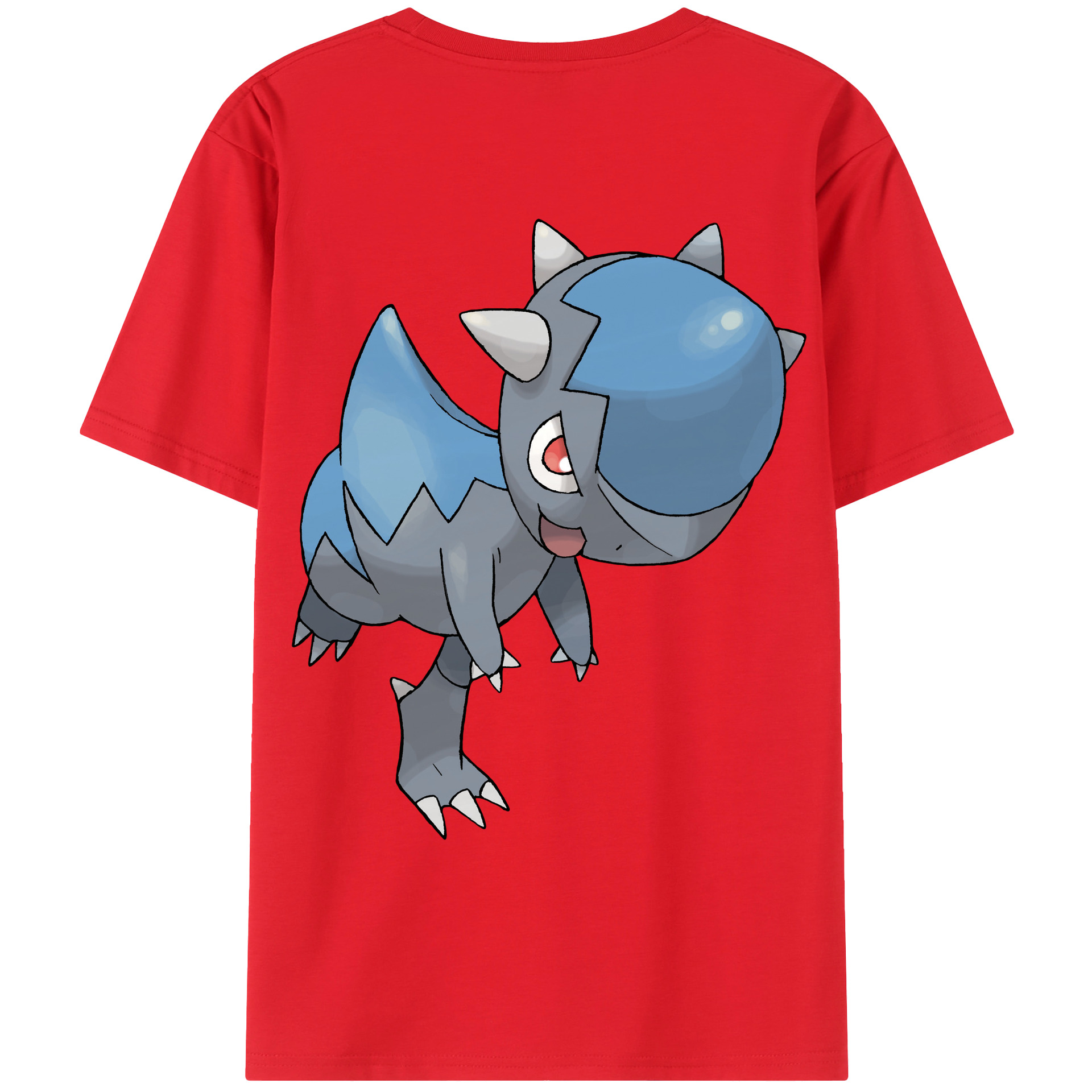 （画像用） ポケットモンスター Pokémon 綿100％ メンズ半袖Tシャツ（バックプリント） 通気性