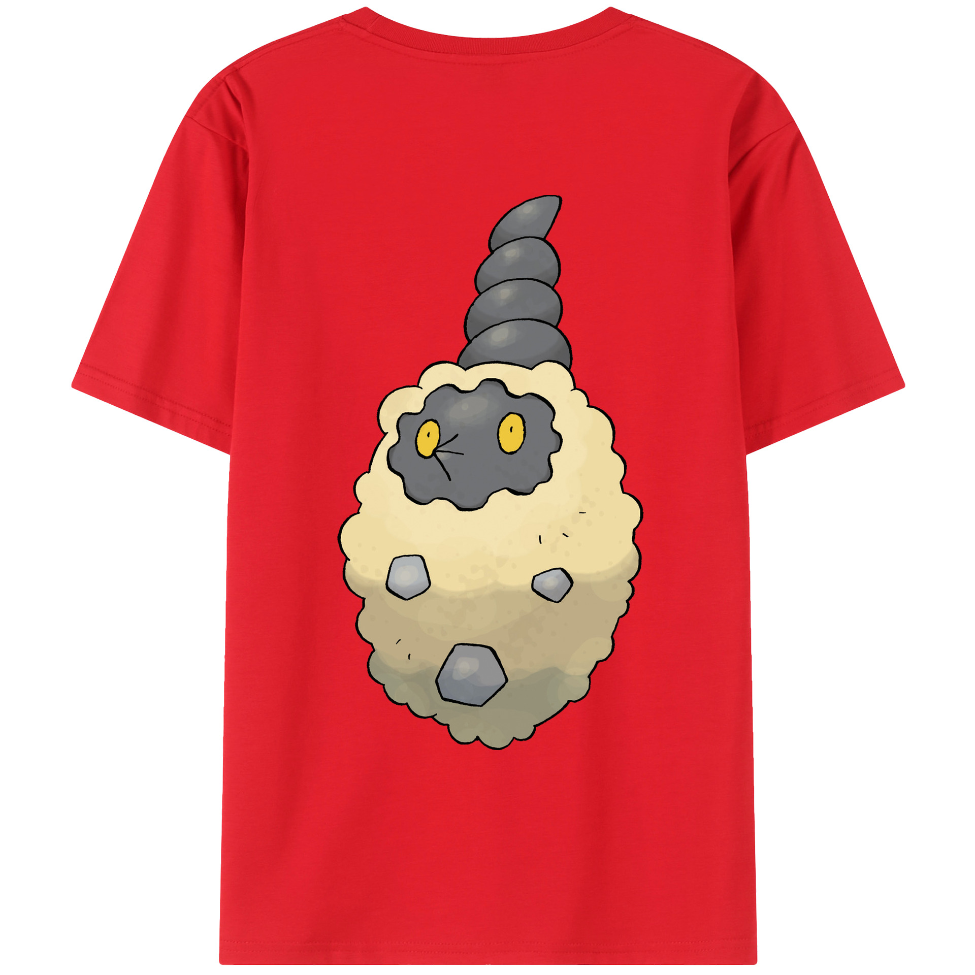 （画像用） ポケットモンスター Pokémon 綿100％ メンズ半袖Tシャツ（バックプリント） 通気性