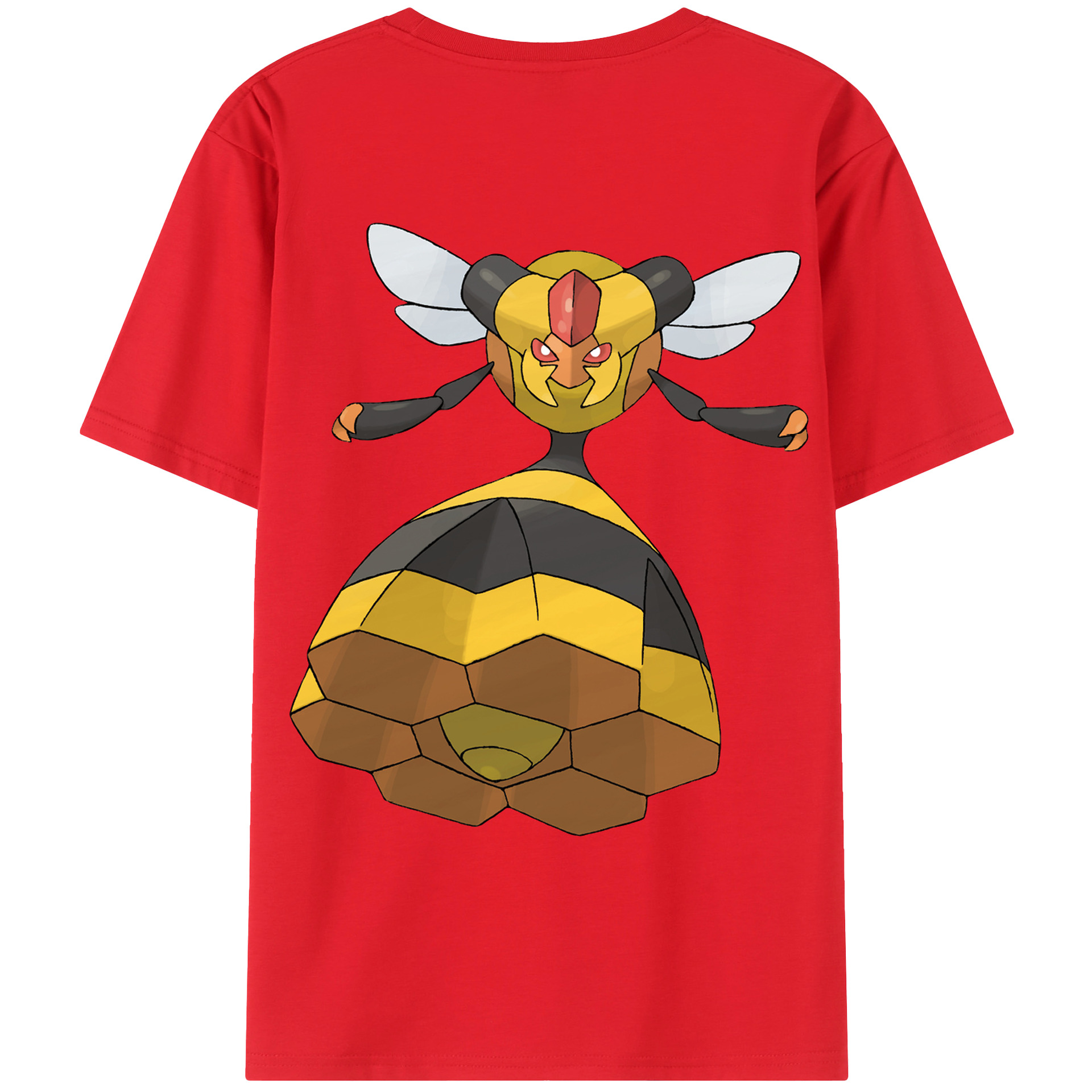 （画像用） ポケットモンスター Pokémon 綿100％ メンズ半袖Tシャツ（バックプリント） 通気性