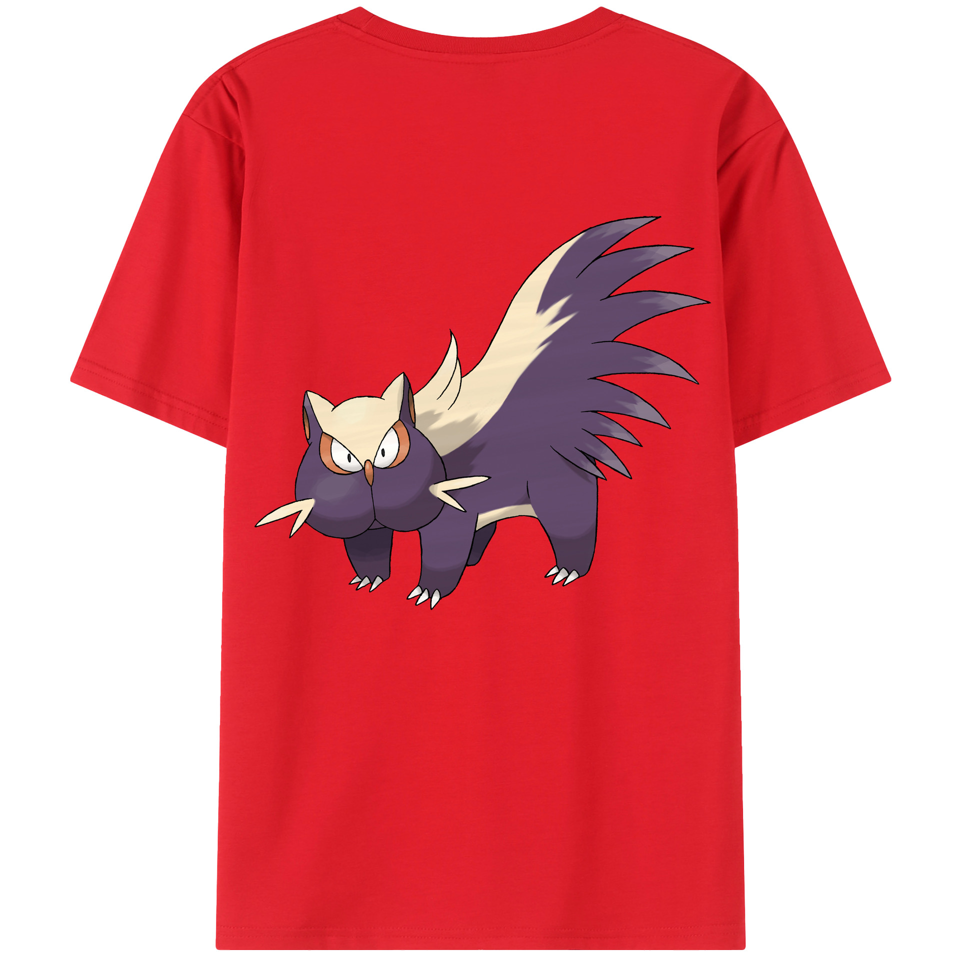 （画像用） ポケットモンスター Pokémon 綿100％ メンズ半袖Tシャツ（バックプリント） 通気性