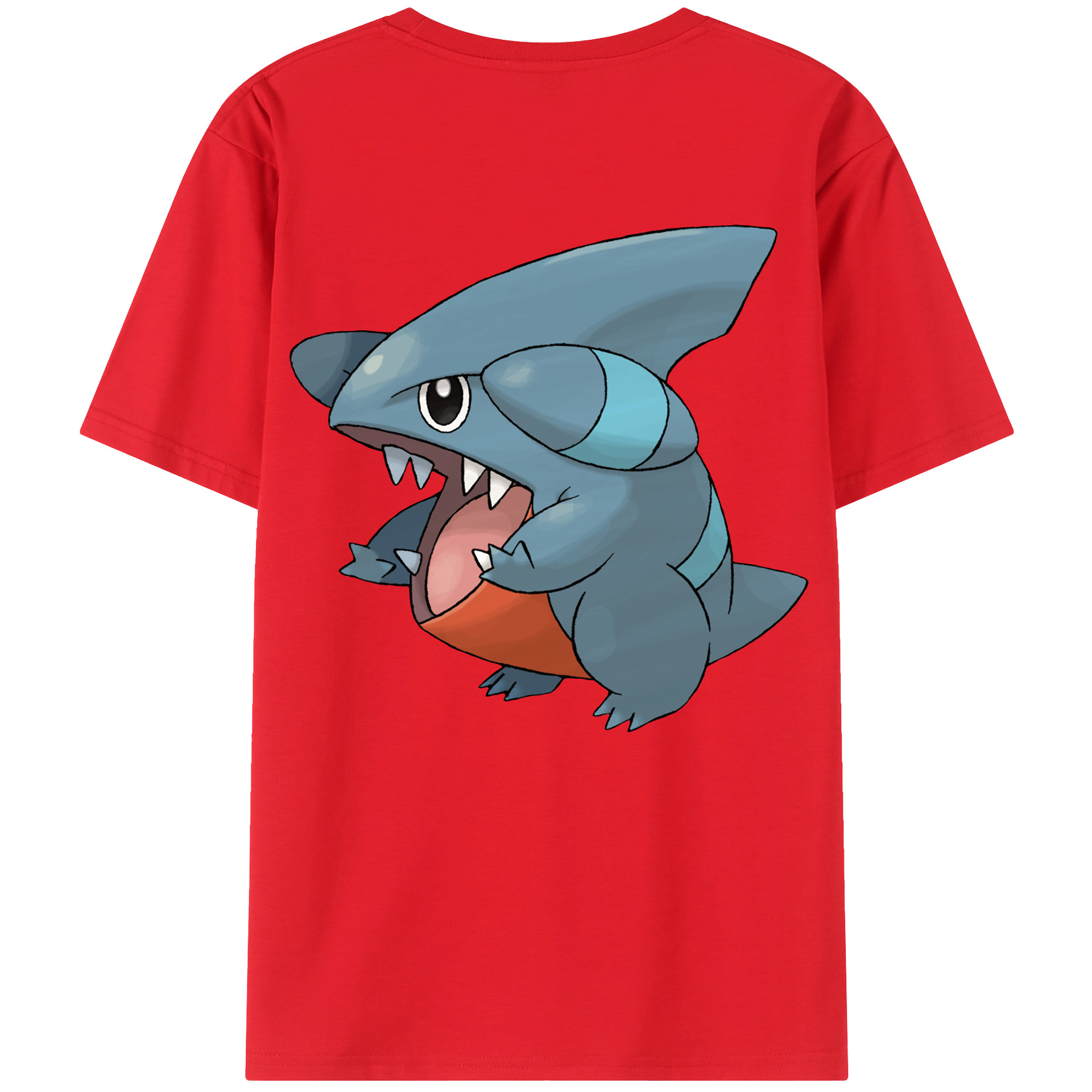 （画像用） ポケットモンスター Pokémon 綿100％ メンズ半袖Tシャツ（バックプリント） 通気性