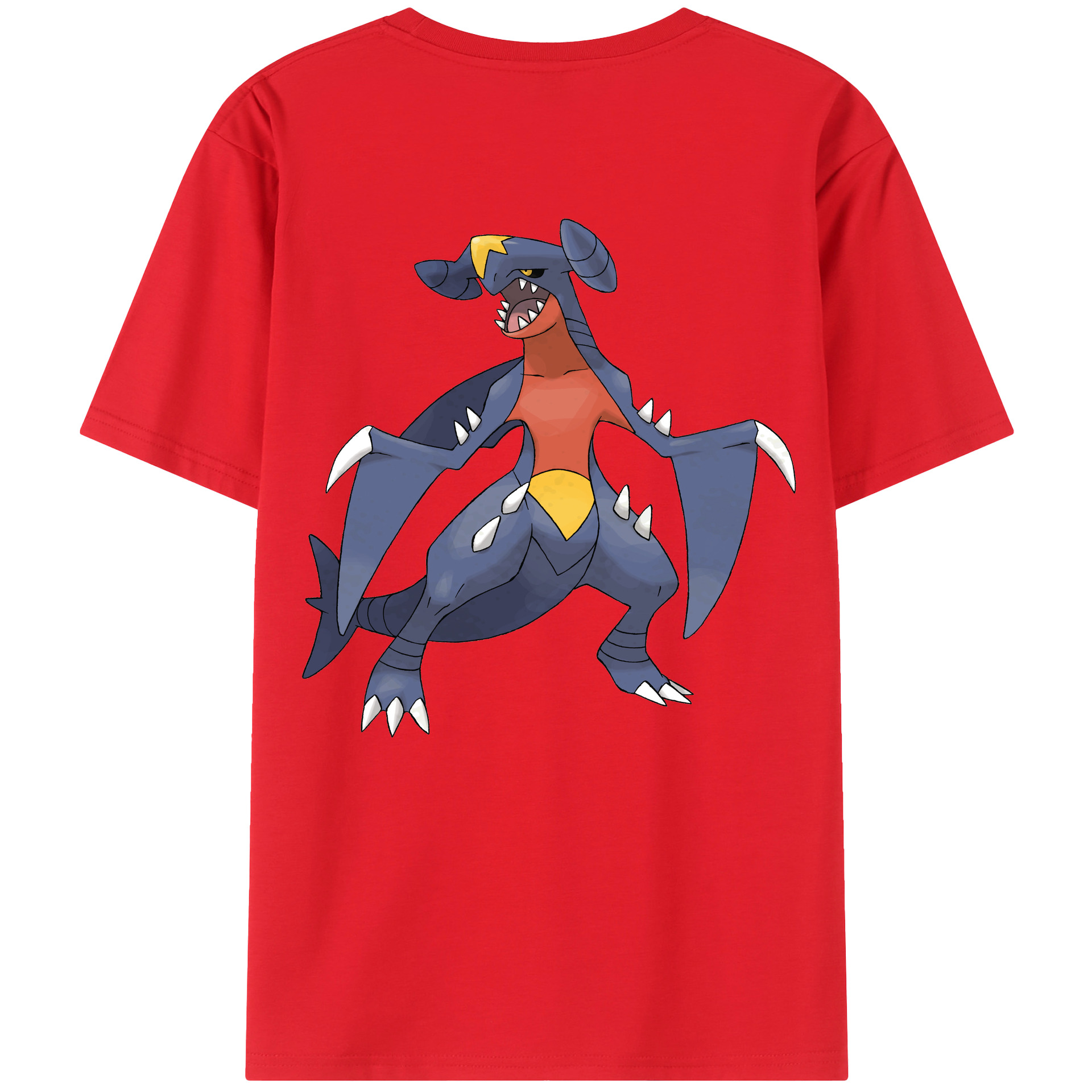 （画像用） ポケットモンスター Pokémon 綿100％ メンズ半袖Tシャツ（バックプリント） 通気性