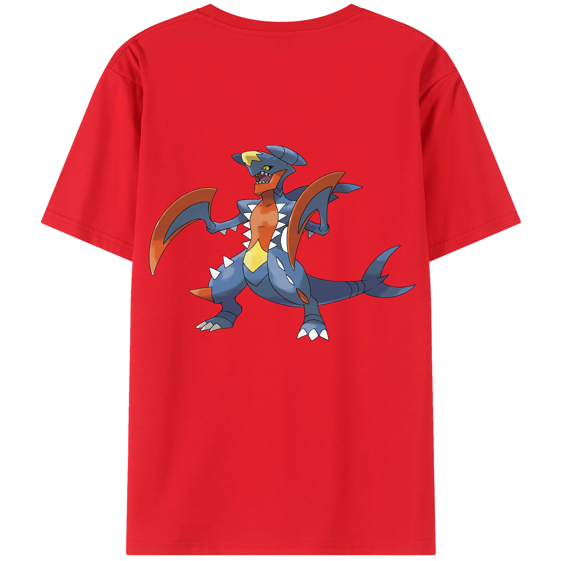 （画像用） ポケットモンスター Pokémon 綿100％ メンズ半袖Tシャツ（バックプリント） 通気性