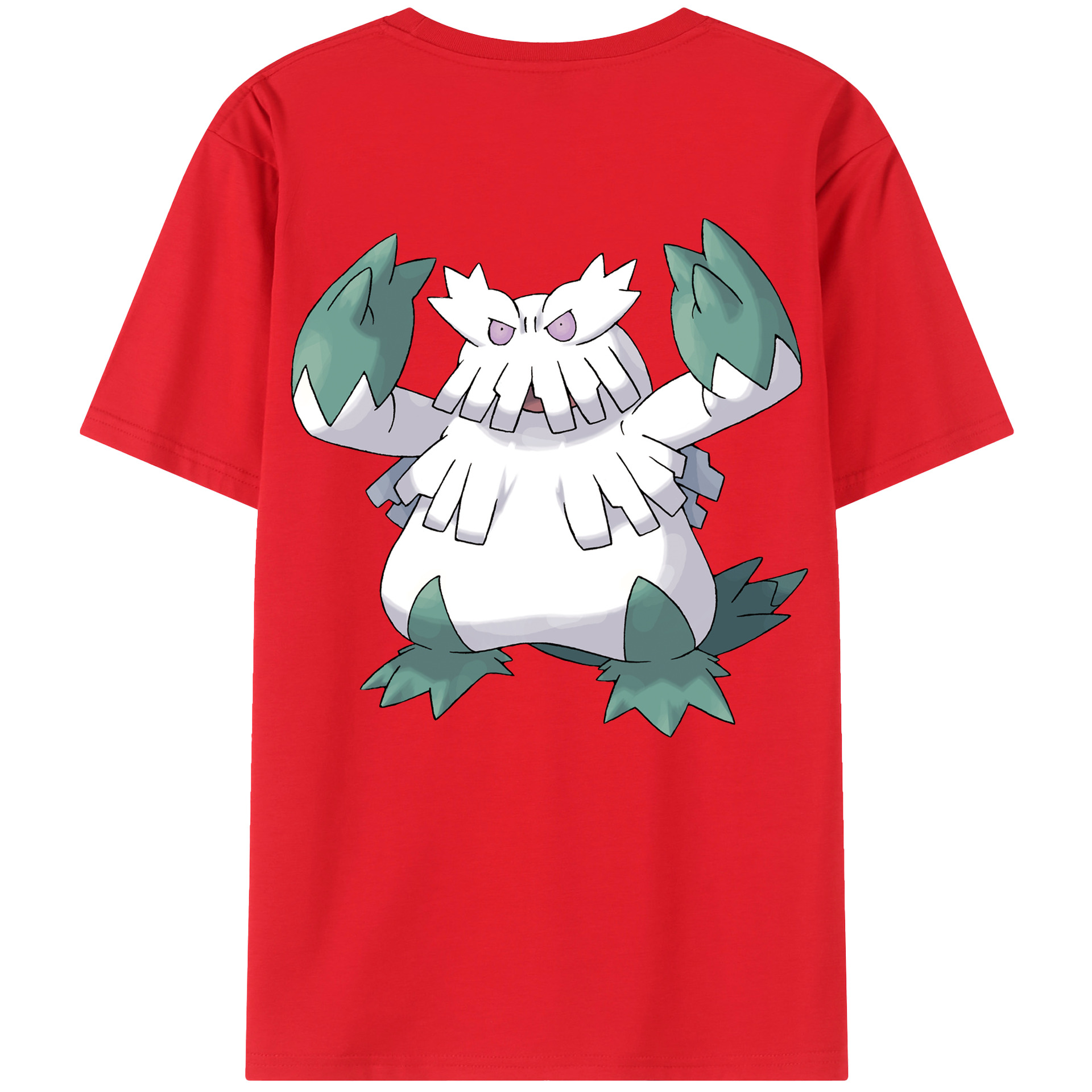 （画像用） ポケットモンスター Pokémon 綿100％ メンズ半袖Tシャツ（バックプリント） 通気性