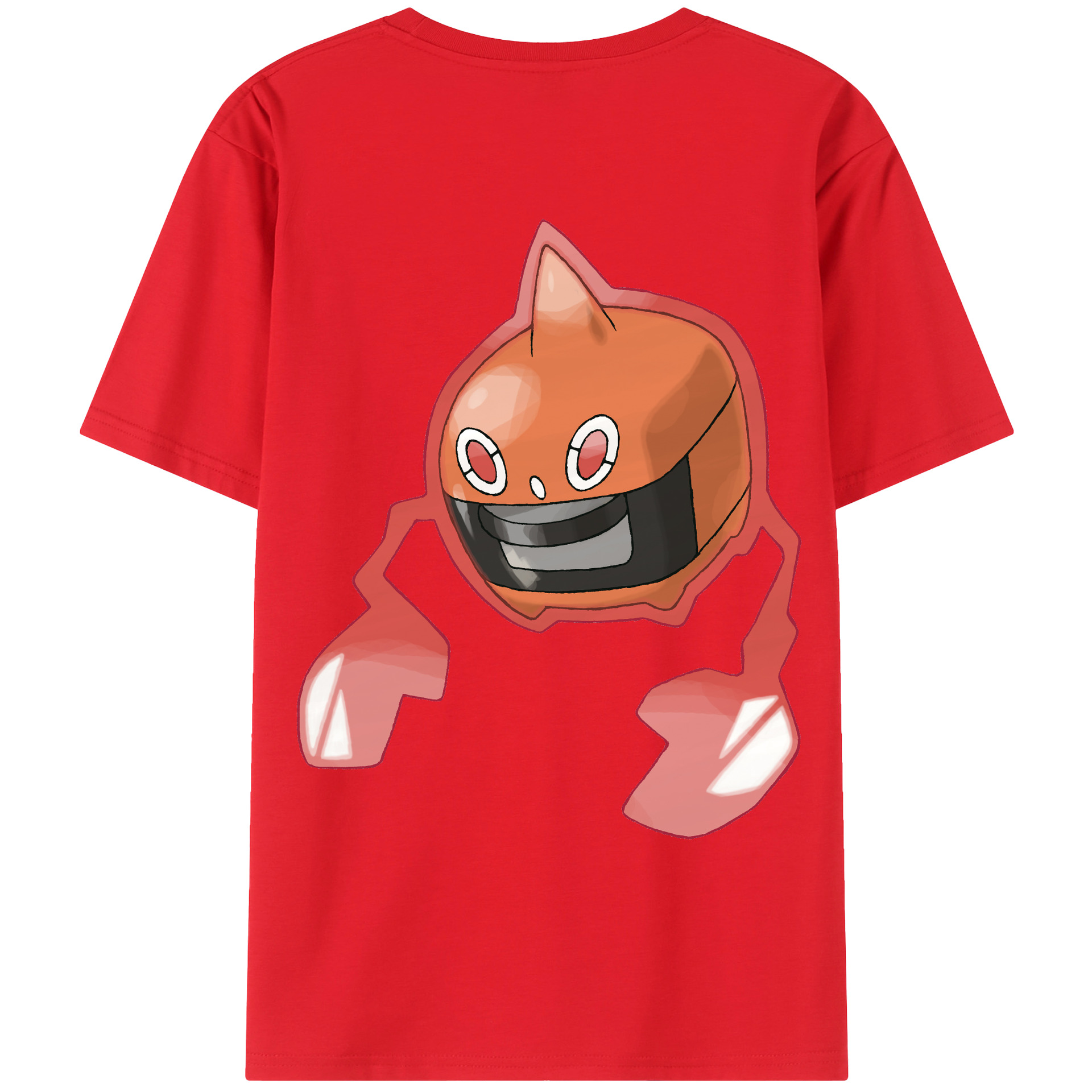 （画像用） ポケットモンスター Pokémon 綿100％ メンズ半袖Tシャツ（バックプリント） 通気性