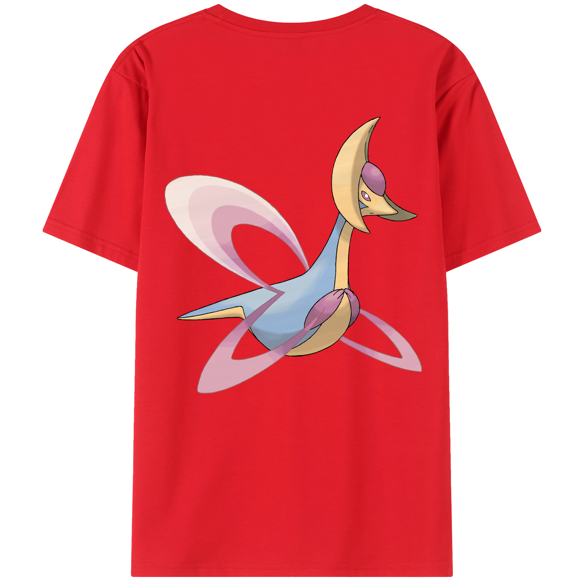 （画像用） ポケットモンスター Pokémon 綿100％ メンズ半袖Tシャツ（バックプリント） 通気性