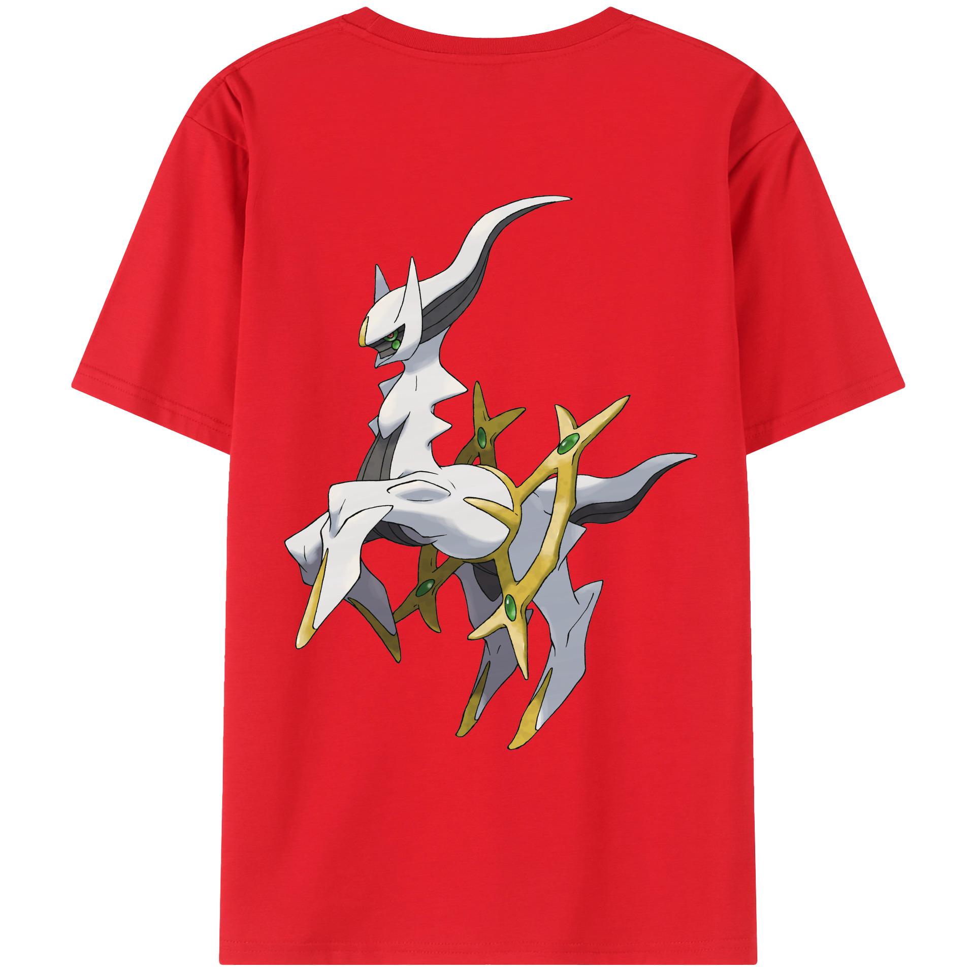（画像用） ポケットモンスター Pokémon 綿100％ メンズ半袖Tシャツ（バックプリント） 通気性
