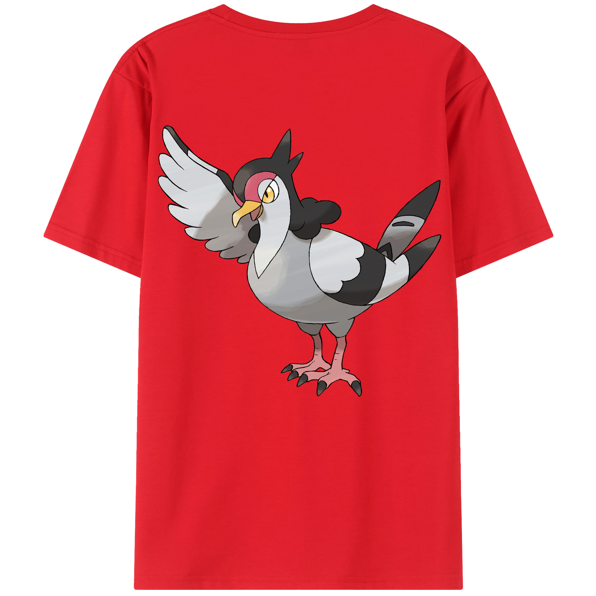 （画像用） ポケットモンスター Pokémon 綿100％ メンズ半袖Tシャツ（バックプリント） 通気性