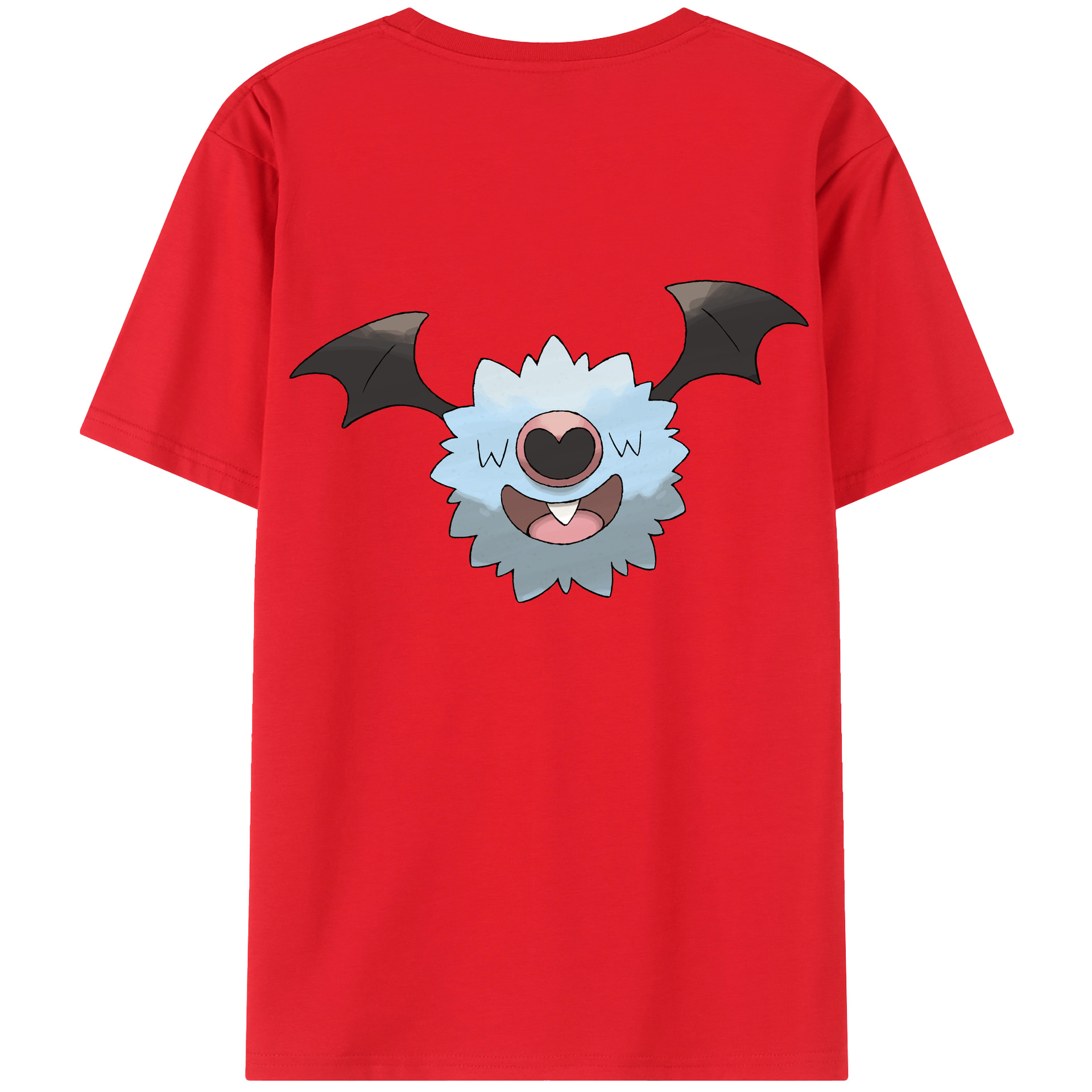 （画像用） ポケットモンスター Pokémon 綿100％ メンズ半袖Tシャツ（バックプリント） 通気性