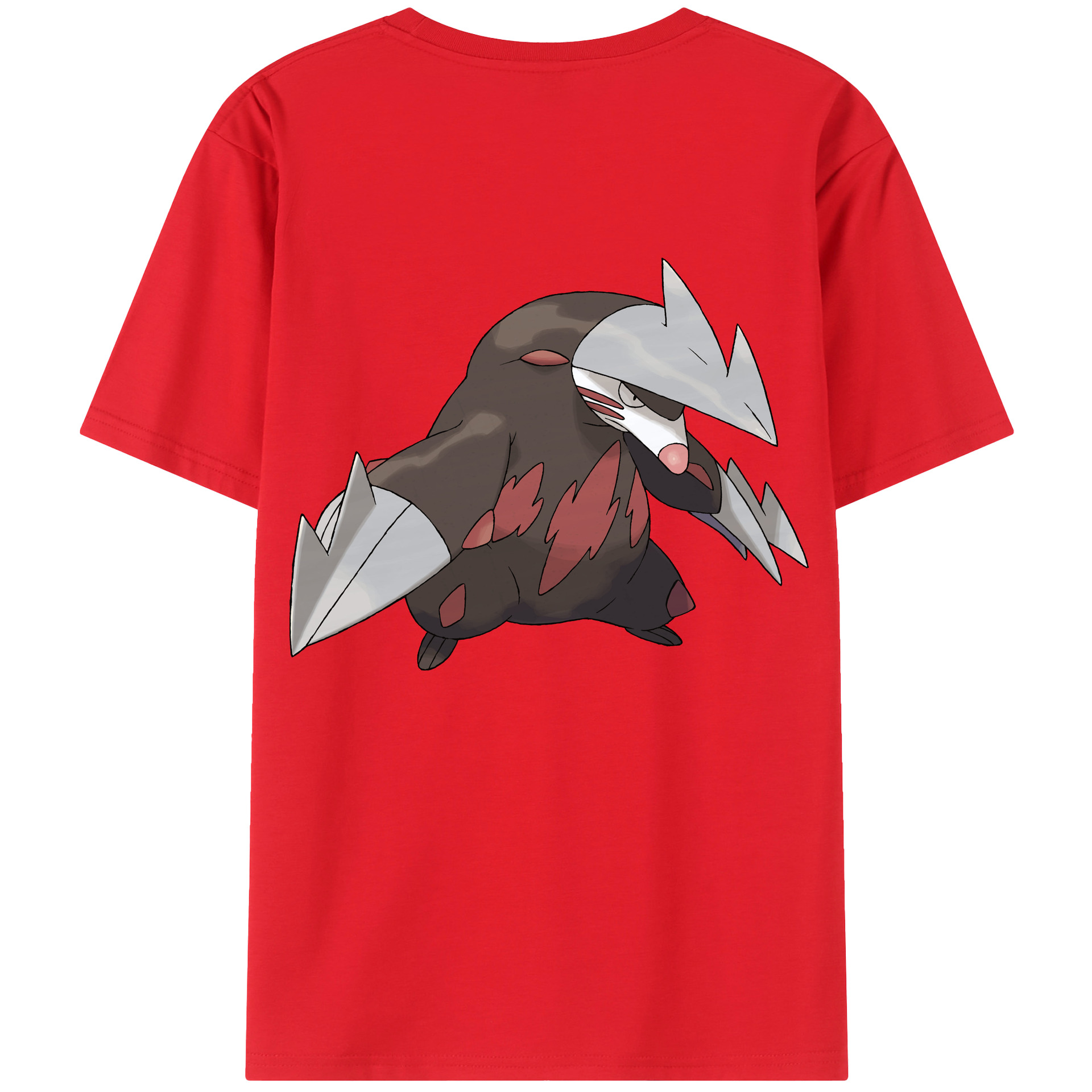 （画像用） ポケットモンスター Pokémon 綿100％ メンズ半袖Tシャツ（バックプリント） 通気性