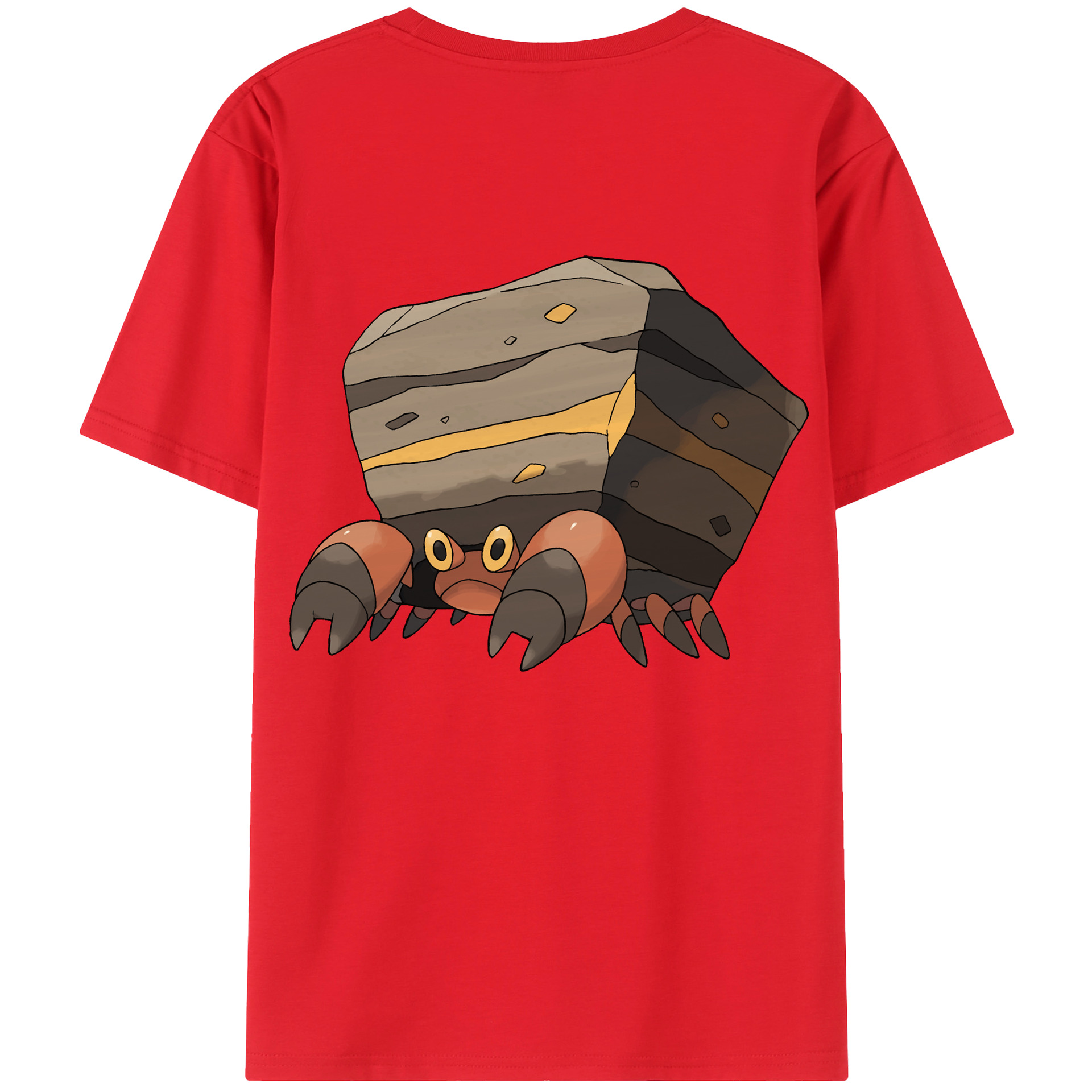 （画像用） ポケットモンスター Pokémon 綿100％ メンズ半袖Tシャツ（バックプリント） 通気性