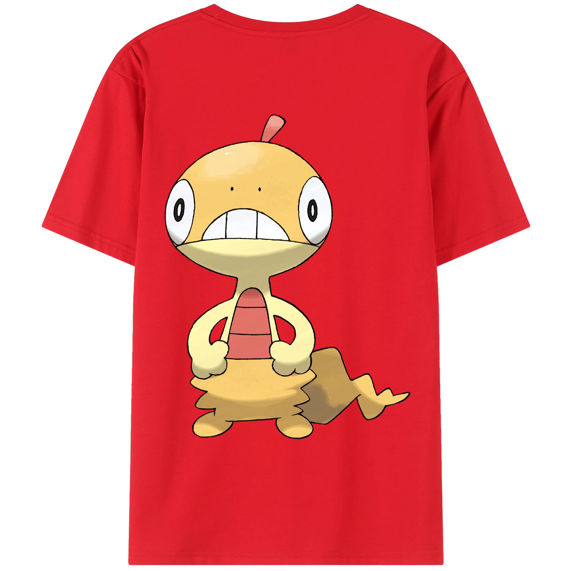 （画像用） ポケットモンスター Pokémon 綿100％ メンズ半袖Tシャツ（バックプリント） 通気性