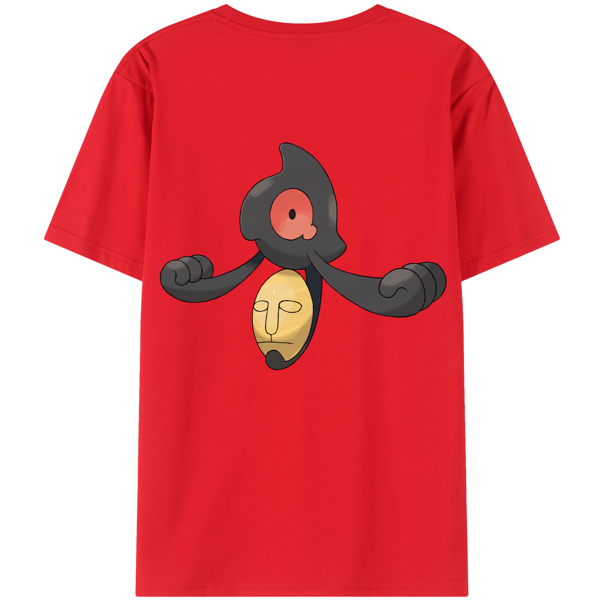 （画像用） ポケットモンスター Pokémon 綿100％ メンズ半袖Tシャツ（バックプリント） 通気性