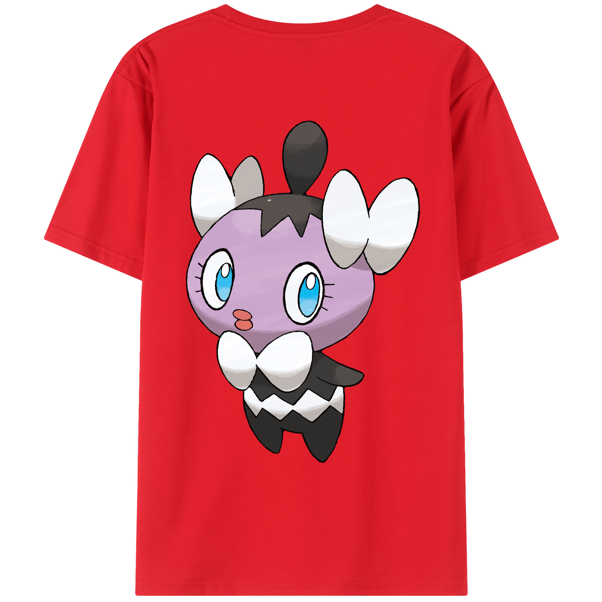 （画像用） ポケットモンスター Pokémon 綿100％ メンズ半袖Tシャツ（バックプリント） 通気性