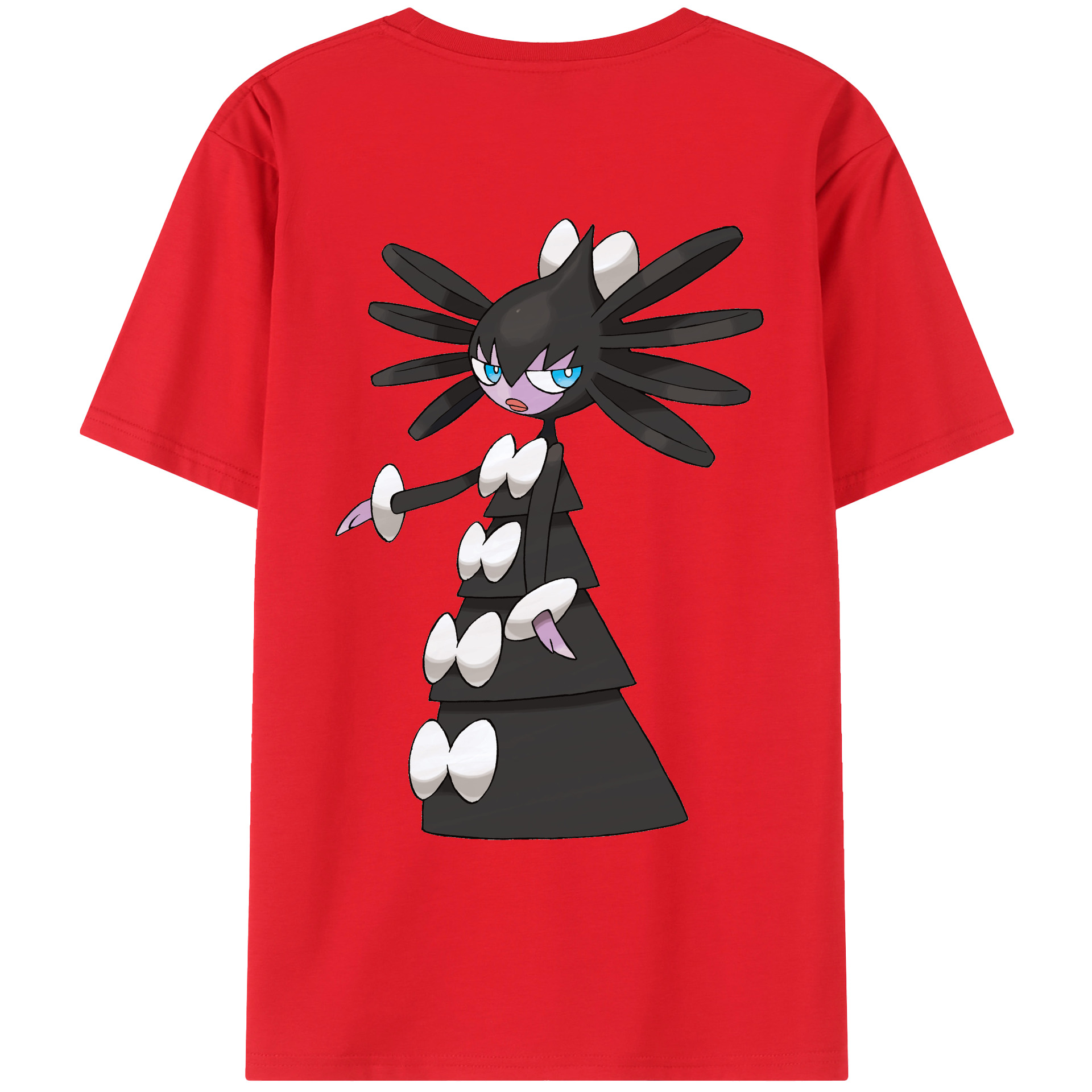 （画像用） ポケットモンスター Pokémon 綿100％ メンズ半袖Tシャツ（バックプリント） 通気性