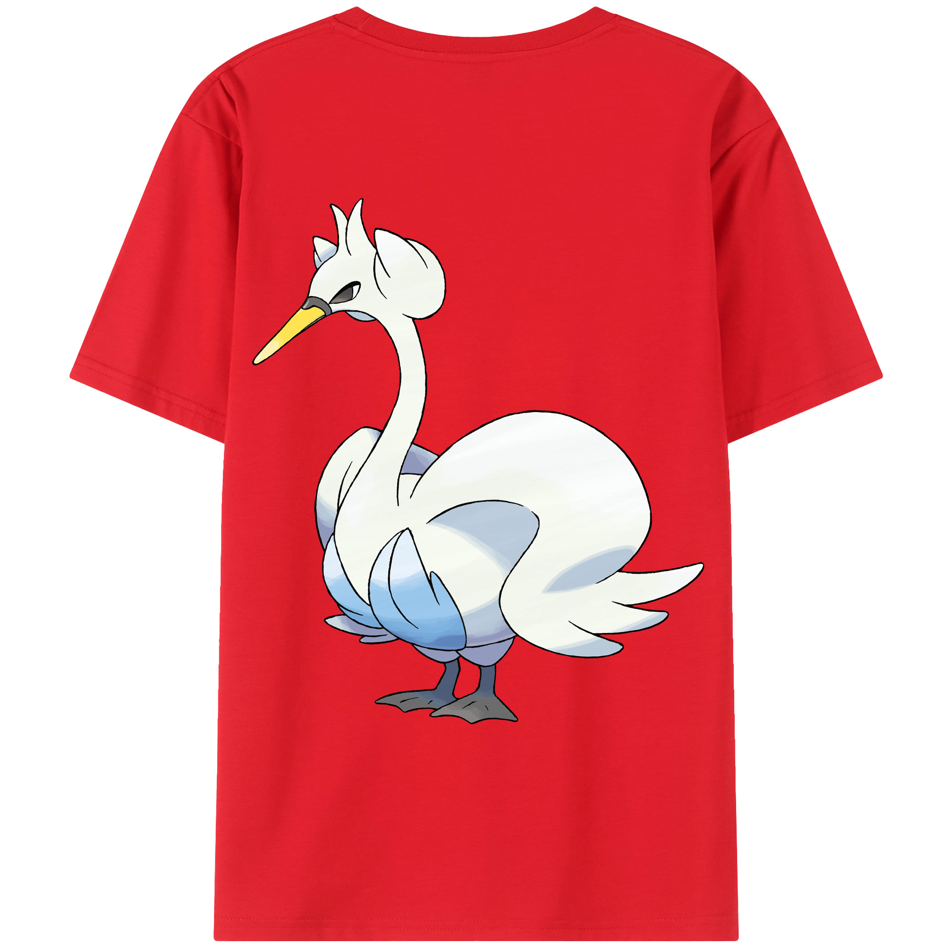 （画像用） ポケットモンスター Pokémon 綿100％ メンズ半袖Tシャツ（バックプリント） 通気性