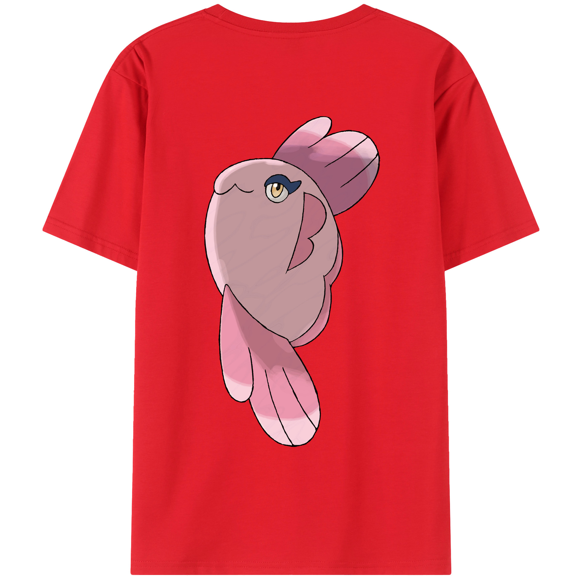 （画像用） ポケットモンスター Pokémon 綿100％ メンズ半袖Tシャツ（バックプリント） 通気性