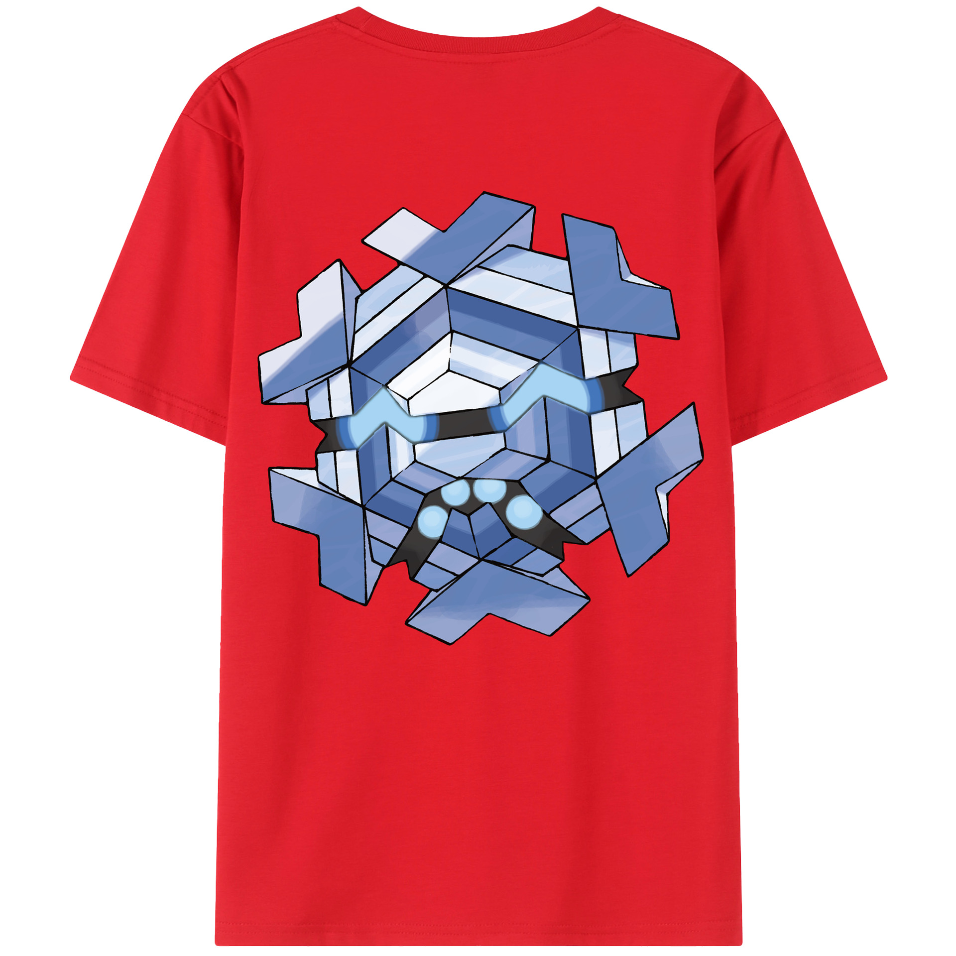 （画像用） ポケットモンスター Pokémon 綿100％ メンズ半袖Tシャツ（バックプリント） 通気性