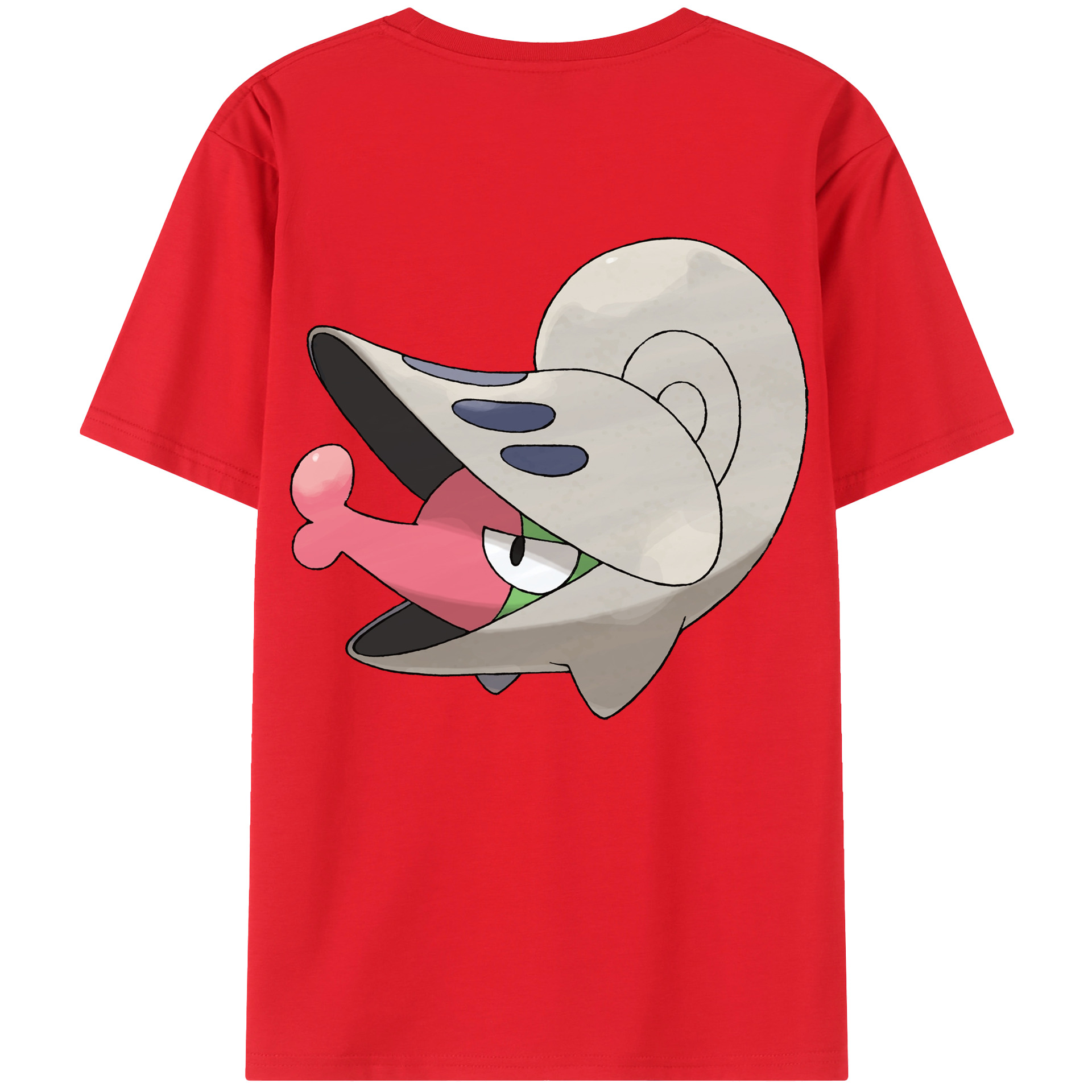 （画像用） ポケットモンスター Pokémon 綿100％ メンズ半袖Tシャツ（バックプリント） 通気性
