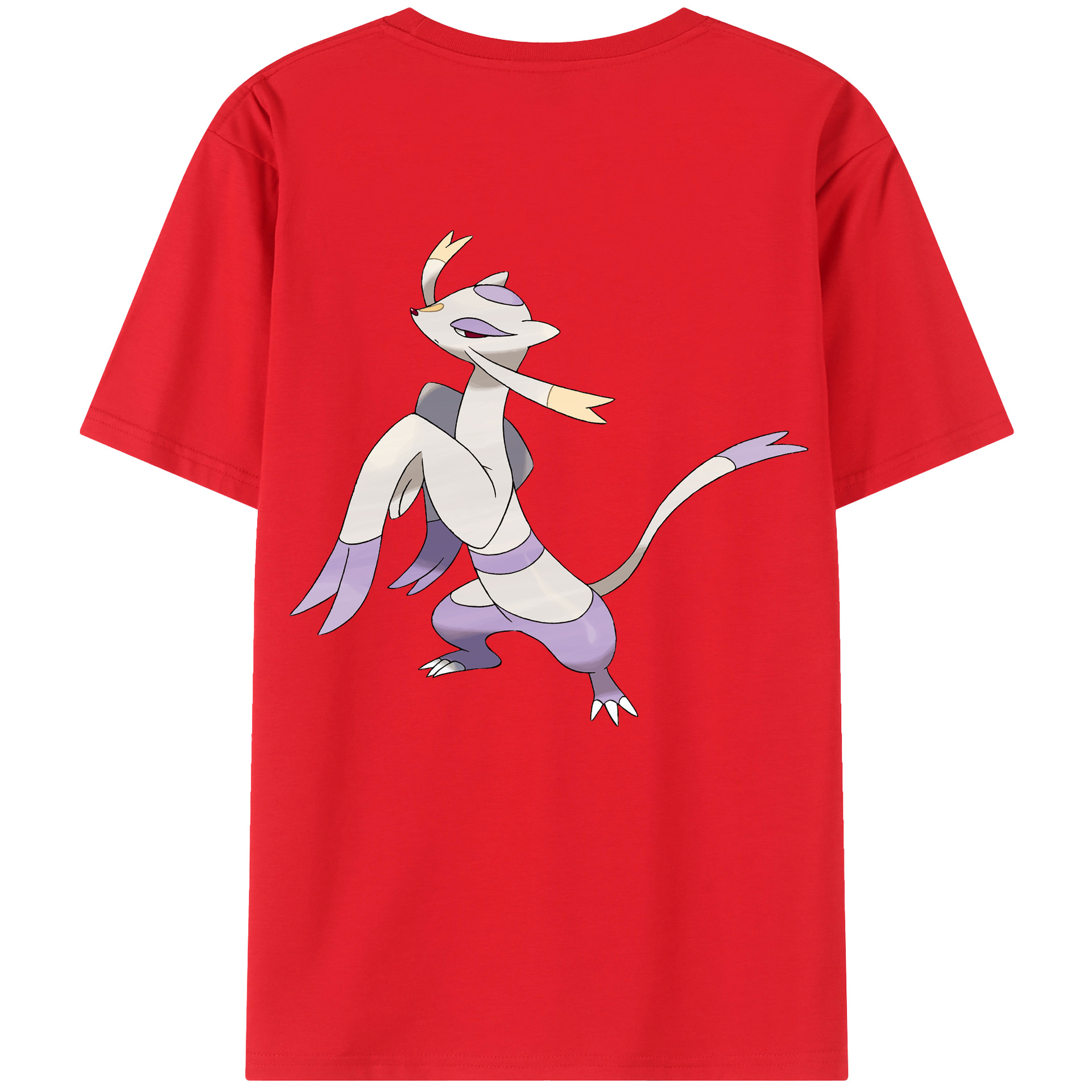 （画像用） ポケットモンスター Pokémon 綿100％ メンズ半袖Tシャツ（バックプリント） 通気性