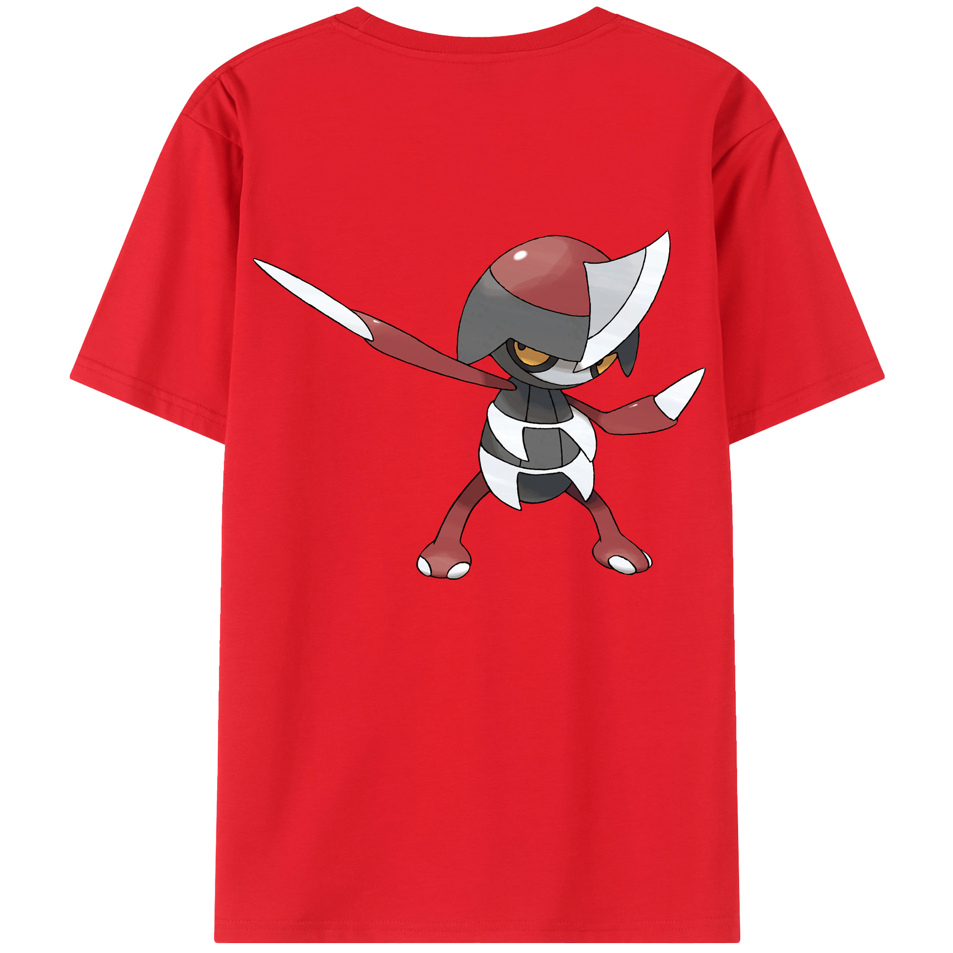 （画像用） ポケットモンスター Pokémon 綿100％ メンズ半袖Tシャツ（バックプリント） 通気性