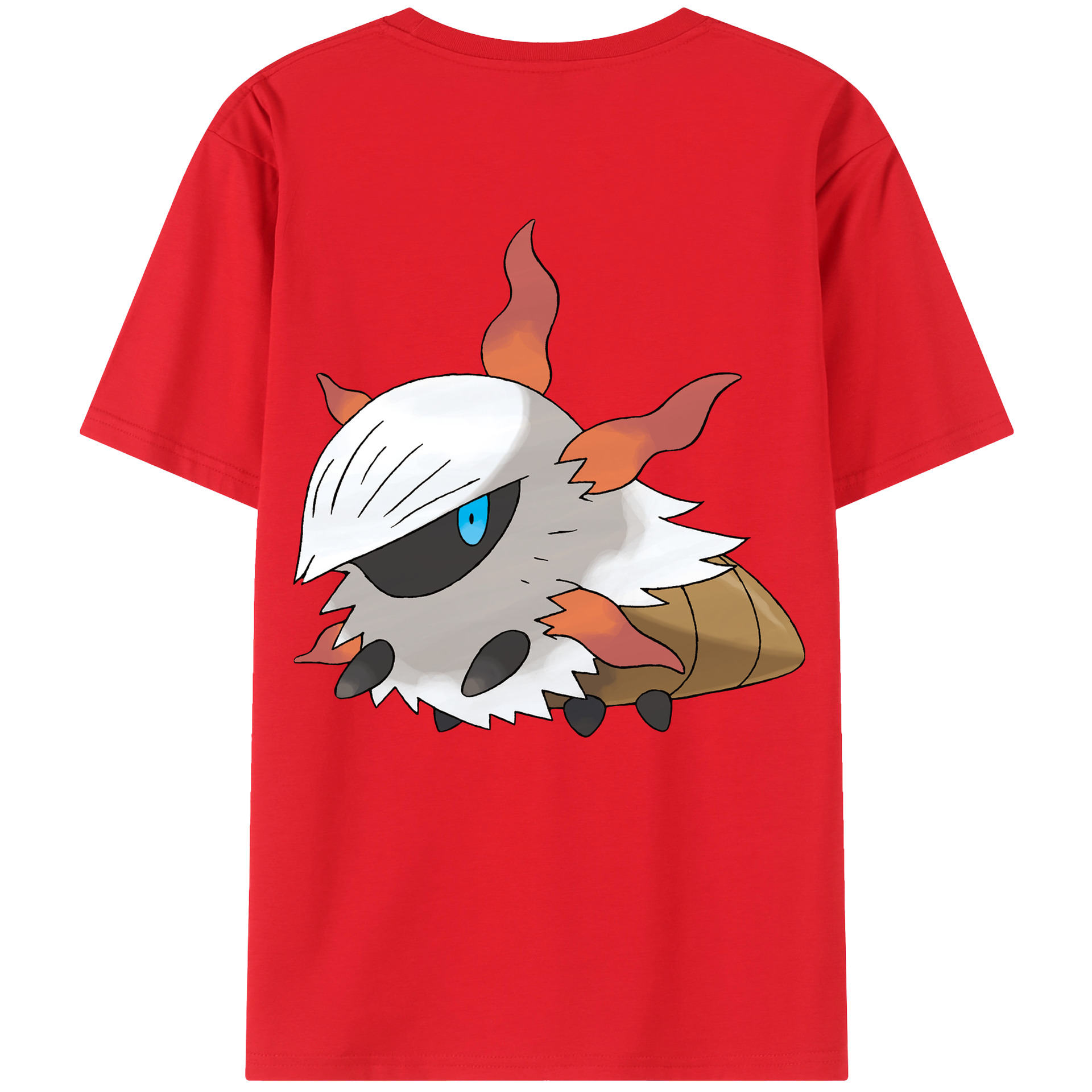 （画像用） ポケットモンスター Pokémon 綿100％ メンズ半袖Tシャツ（バックプリント） 通気性