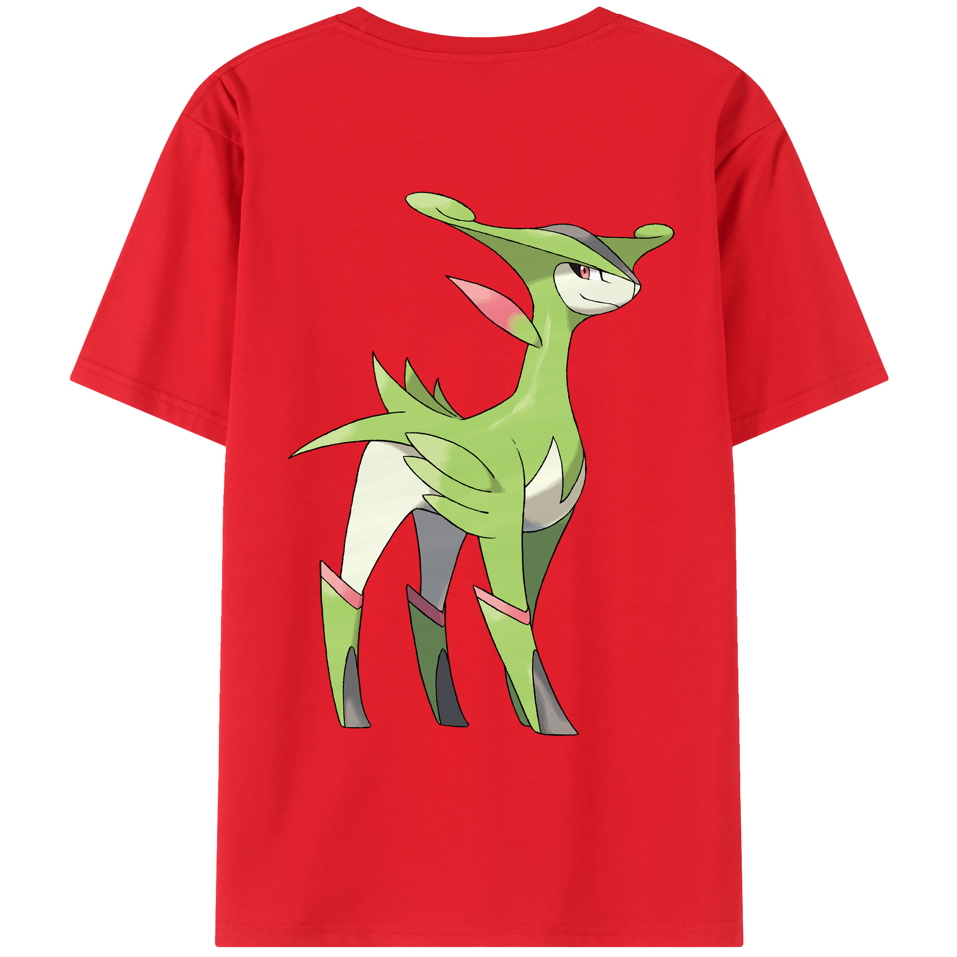 （画像用） ポケットモンスター Pokémon 綿100％ メンズ半袖Tシャツ（バックプリント） 通気性