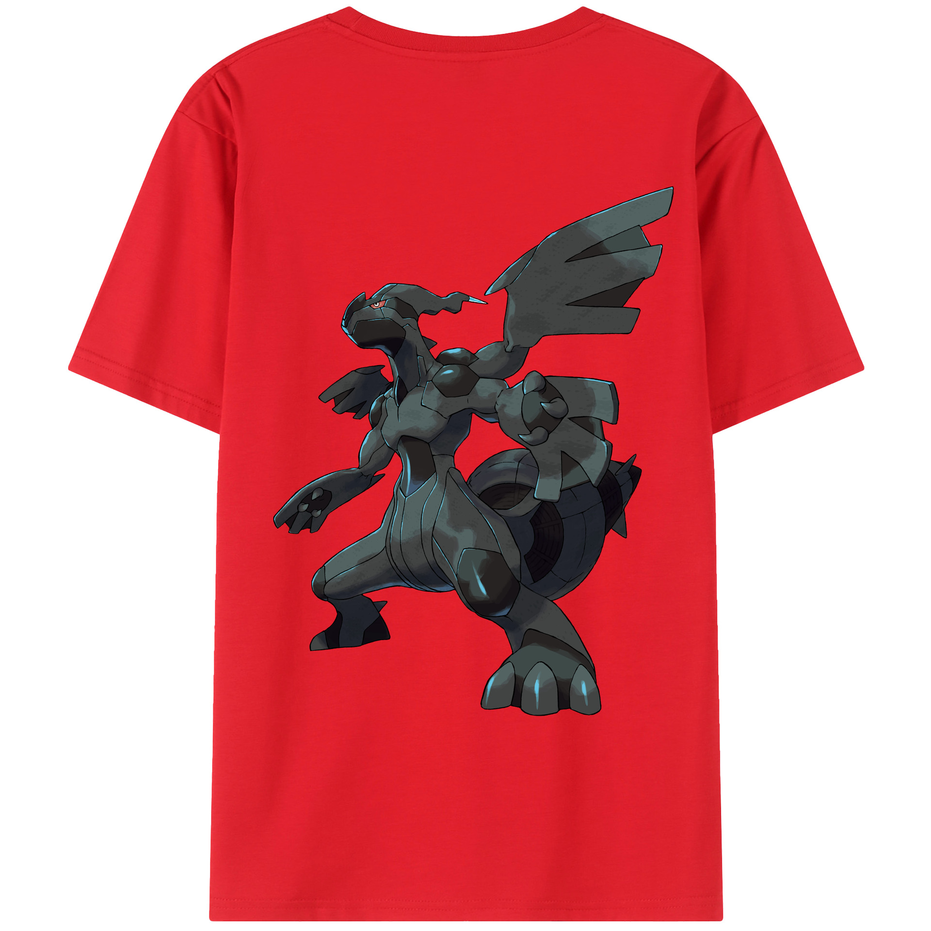 （画像用） ポケットモンスター Pokémon 綿100％ メンズ半袖Tシャツ（バックプリント） 通気性