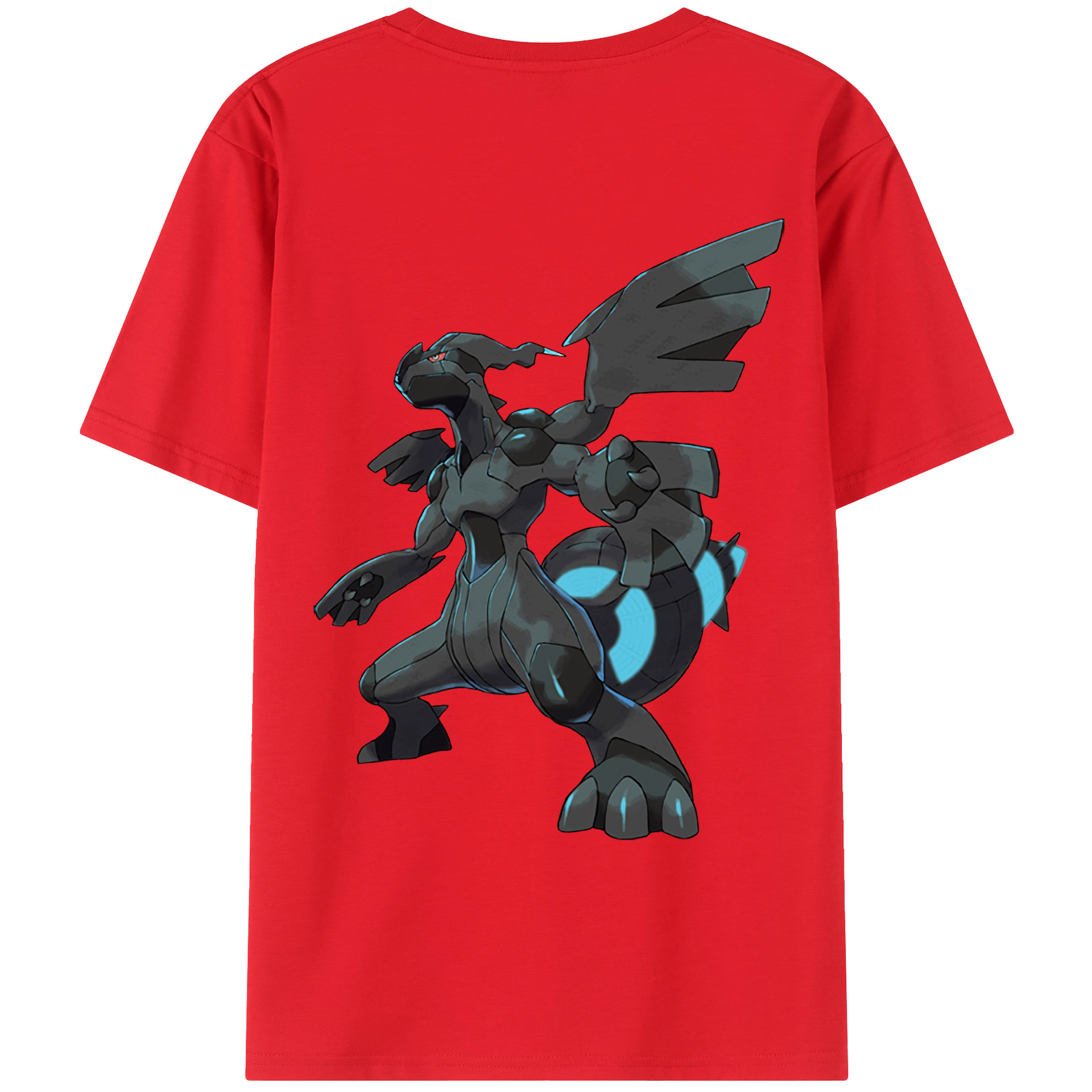 （画像用） ポケットモンスター Pokémon 綿100％ メンズ半袖Tシャツ（バックプリント） 通気性