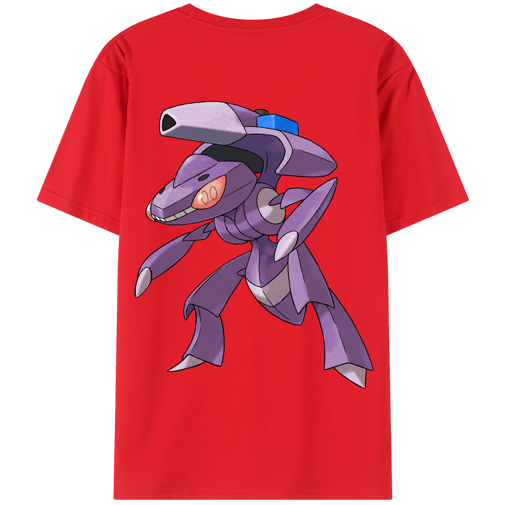（画像用） ポケットモンスター Pokémon 綿100％ メンズ半袖Tシャツ（バックプリント） 通気性