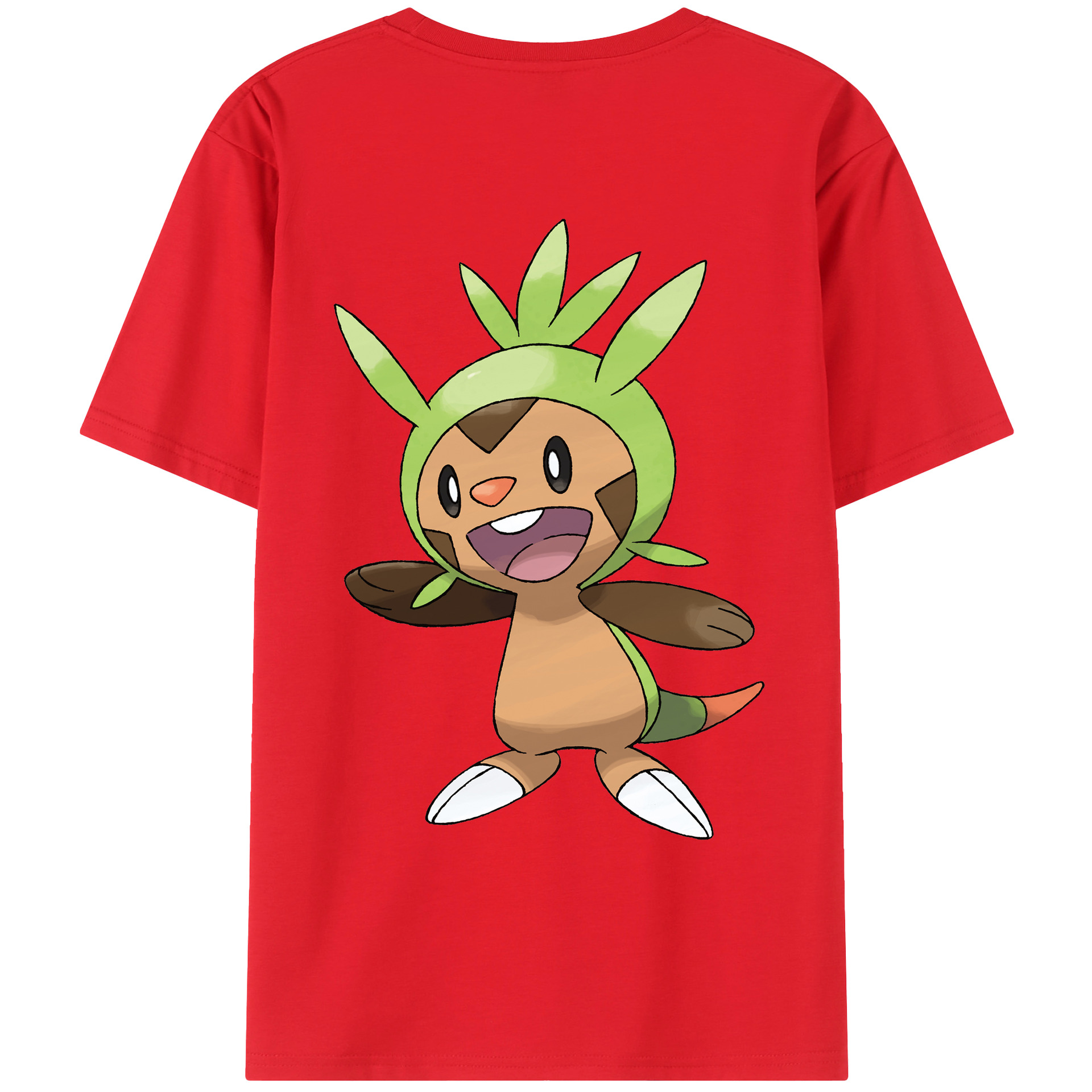 （画像用） ポケットモンスター Pokémon 綿100％ メンズ半袖Tシャツ（バックプリント） 通気性