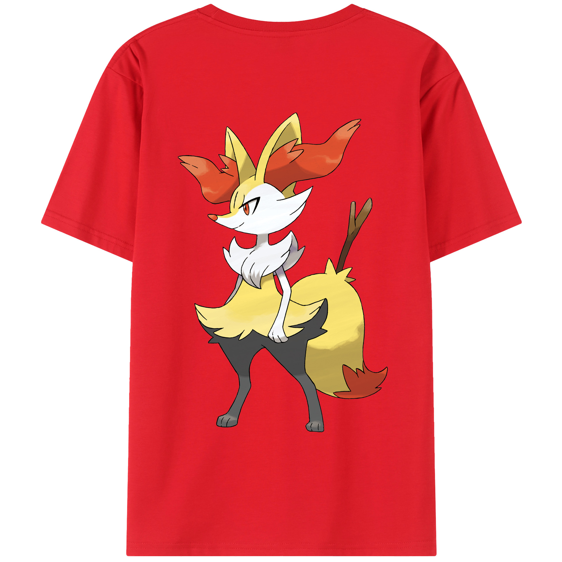 （画像用） ポケットモンスター Pokémon 綿100％ メンズ半袖Tシャツ（バックプリント） 通気性