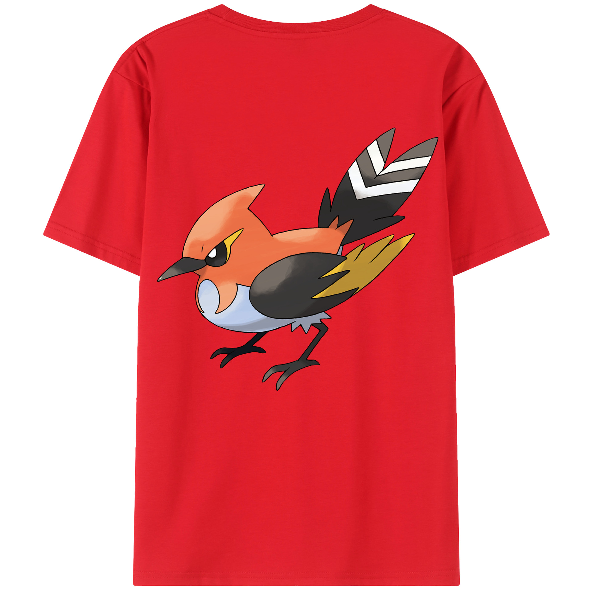 （画像用） ポケットモンスター Pokémon 綿100％ メンズ半袖Tシャツ（バックプリント） 通気性
