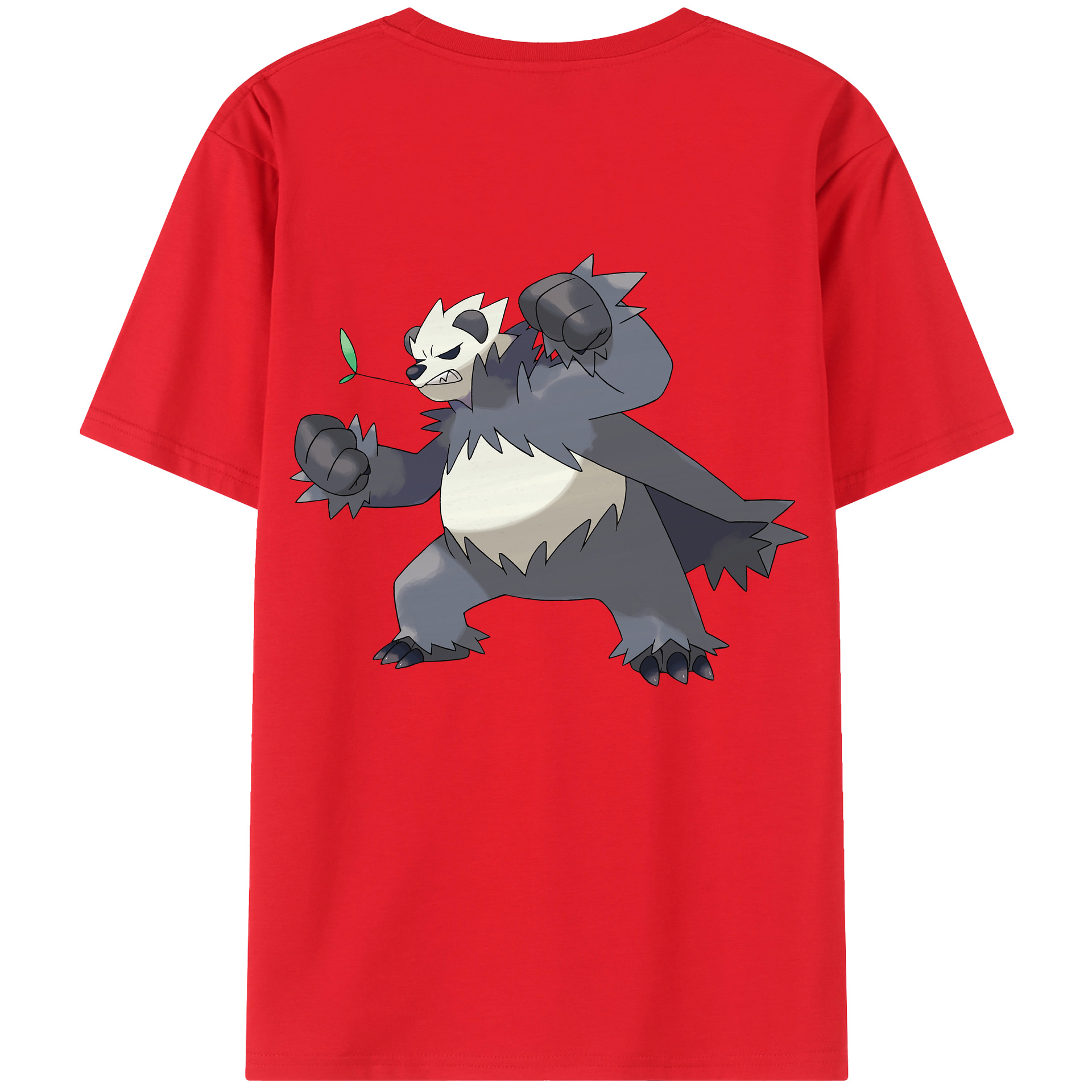 （画像用） ポケットモンスター Pokémon 綿100％ メンズ半袖Tシャツ（バックプリント） 通気性