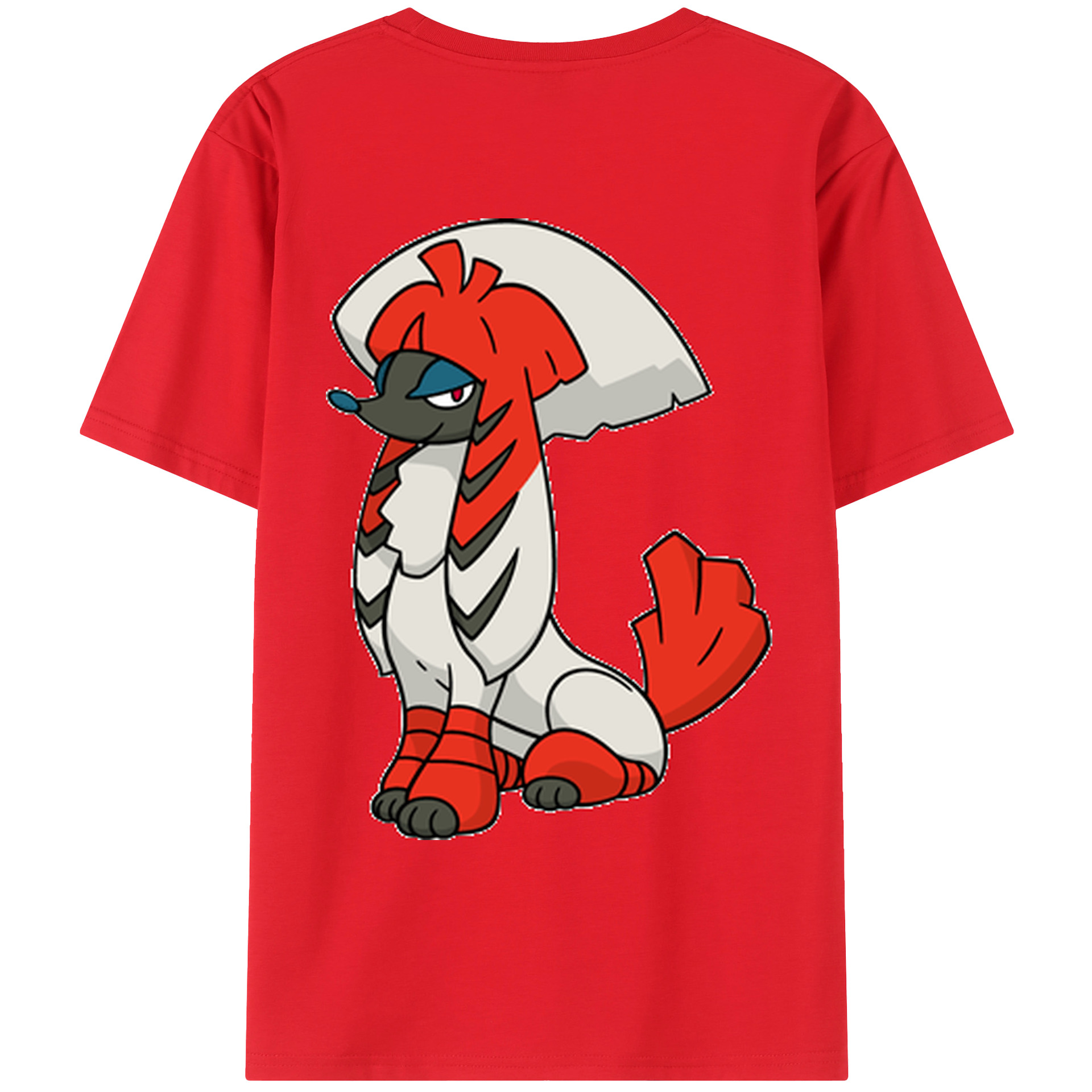 （画像用） ポケットモンスター Pokémon 綿100％ メンズ半袖Tシャツ（バックプリント） 通気性
