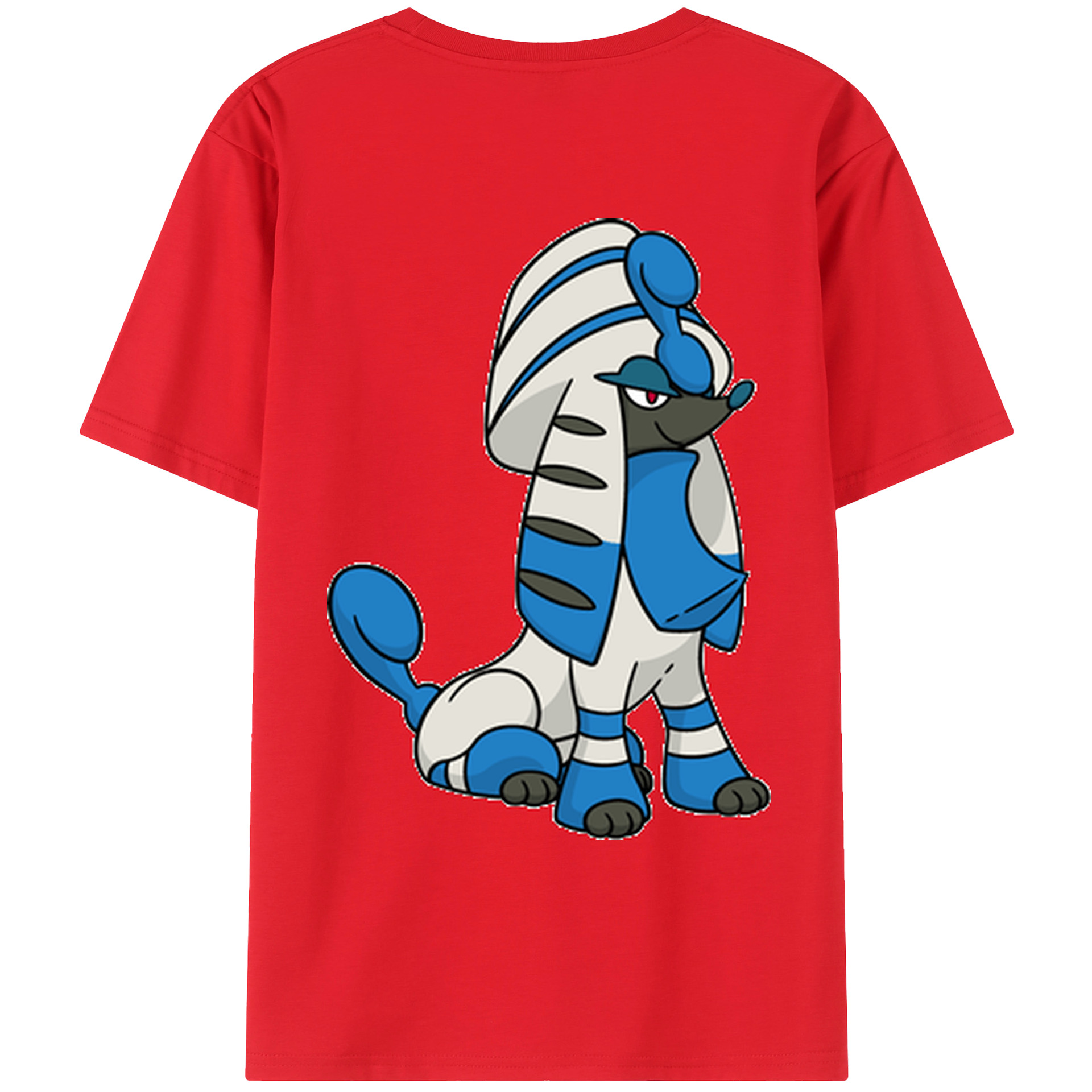 （画像用） ポケットモンスター Pokémon 綿100％ メンズ半袖Tシャツ（バックプリント） 通気性