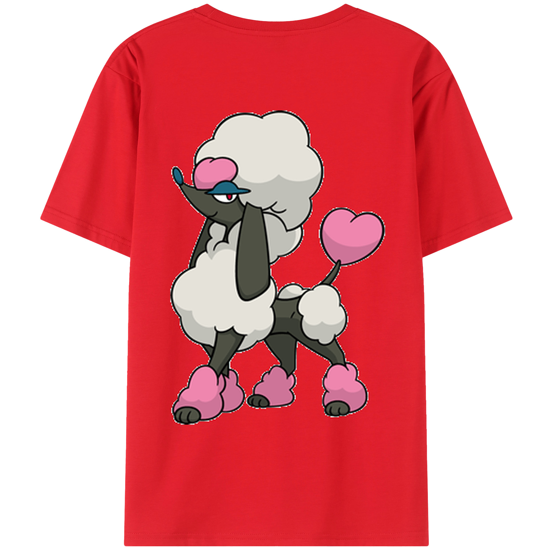 （画像用） ポケットモンスター Pokémon 綿100％ メンズ半袖Tシャツ（バックプリント） 通気性