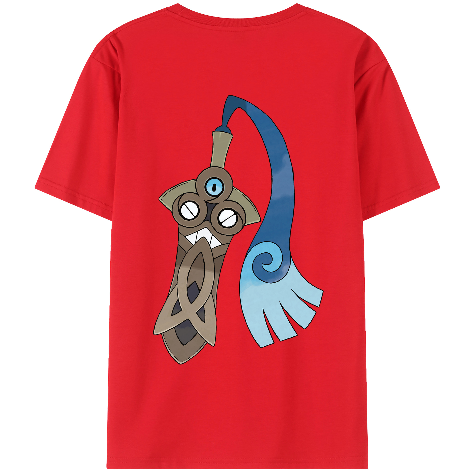 （画像用） ポケットモンスター Pokémon 綿100％ メンズ半袖Tシャツ（バックプリント） 通気性