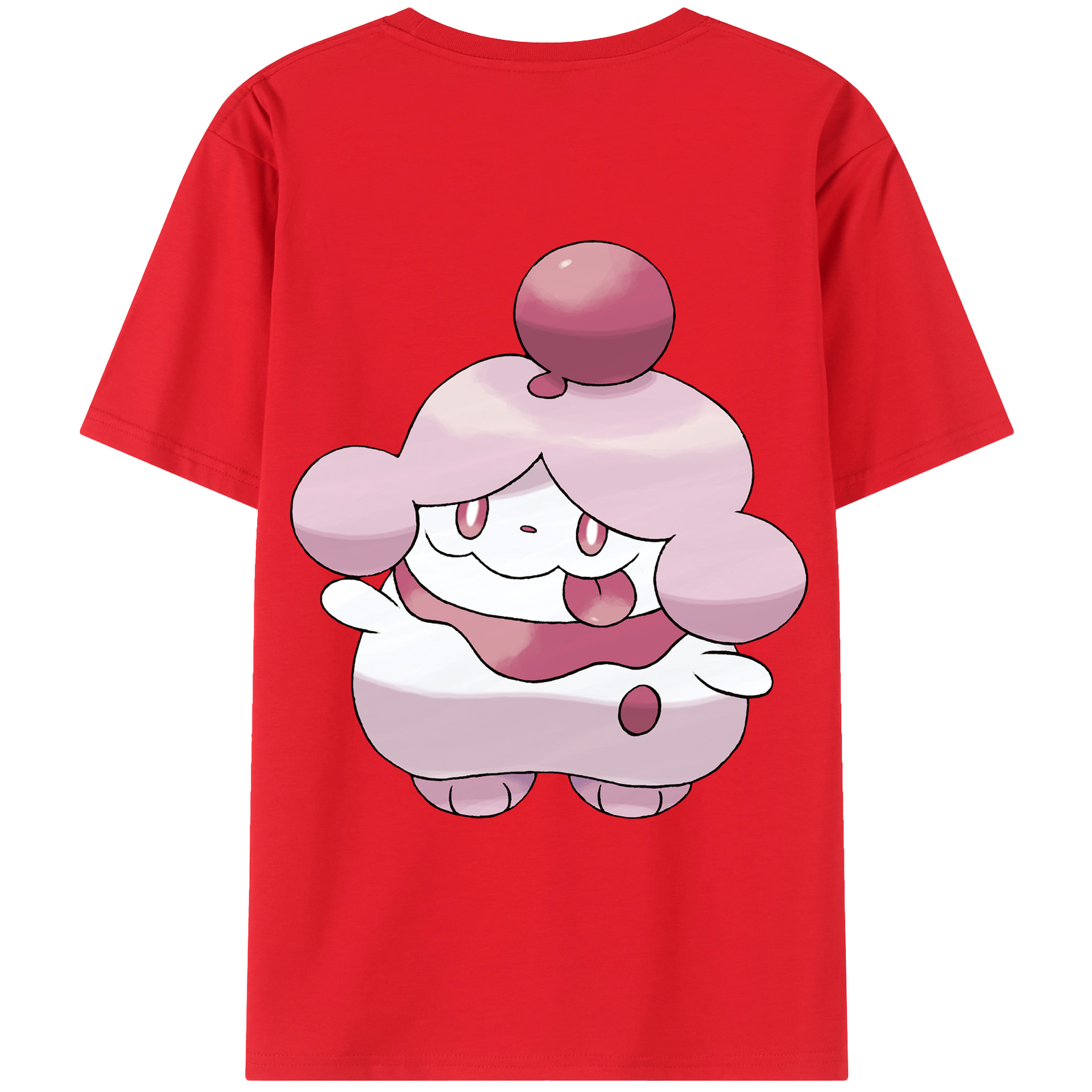 （画像用） ポケットモンスター Pokémon 綿100％ メンズ半袖Tシャツ（バックプリント） 通気性