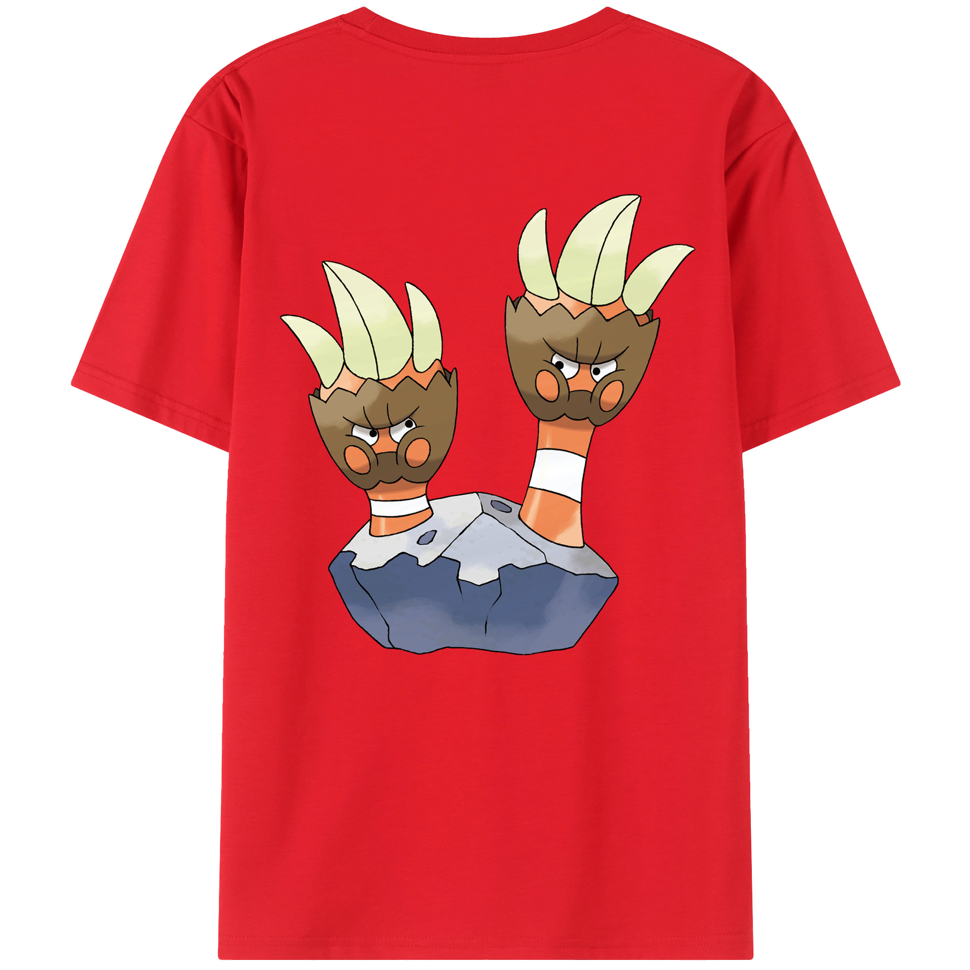 （画像用） ポケットモンスター Pokémon 綿100％ メンズ半袖Tシャツ（バックプリント） 通気性