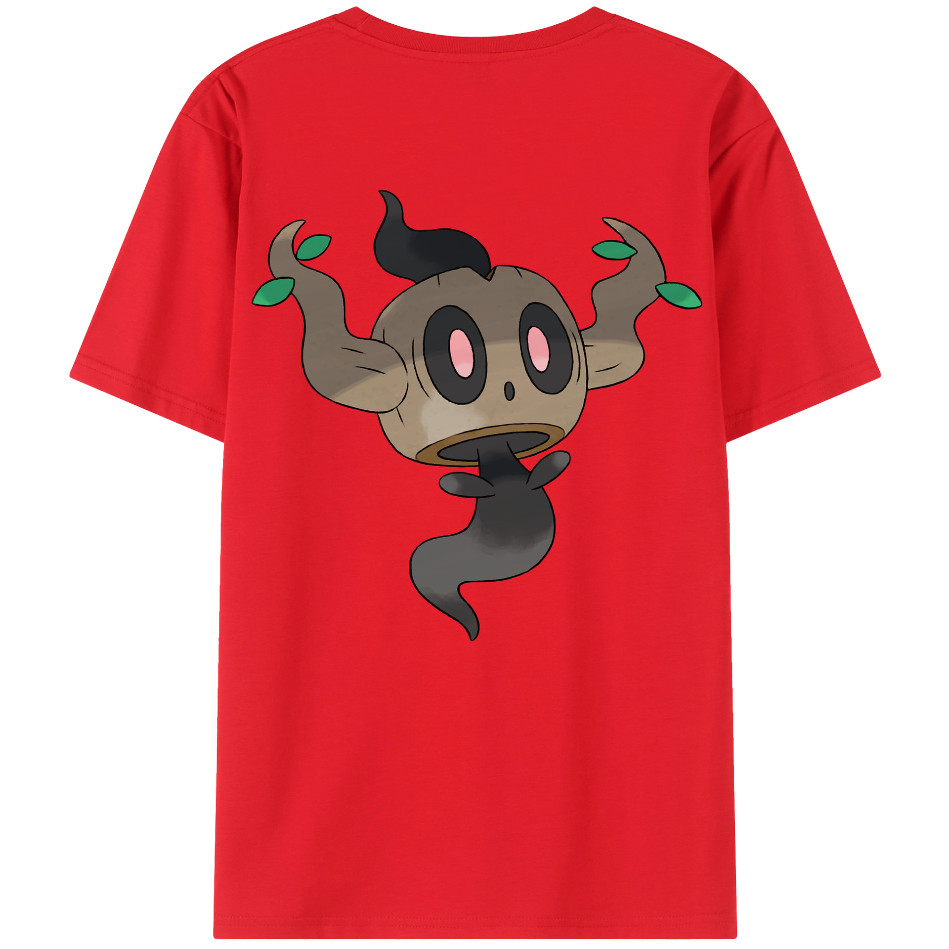 （画像用） ポケットモンスター Pokémon 綿100％ メンズ半袖Tシャツ（バックプリント） 通気性