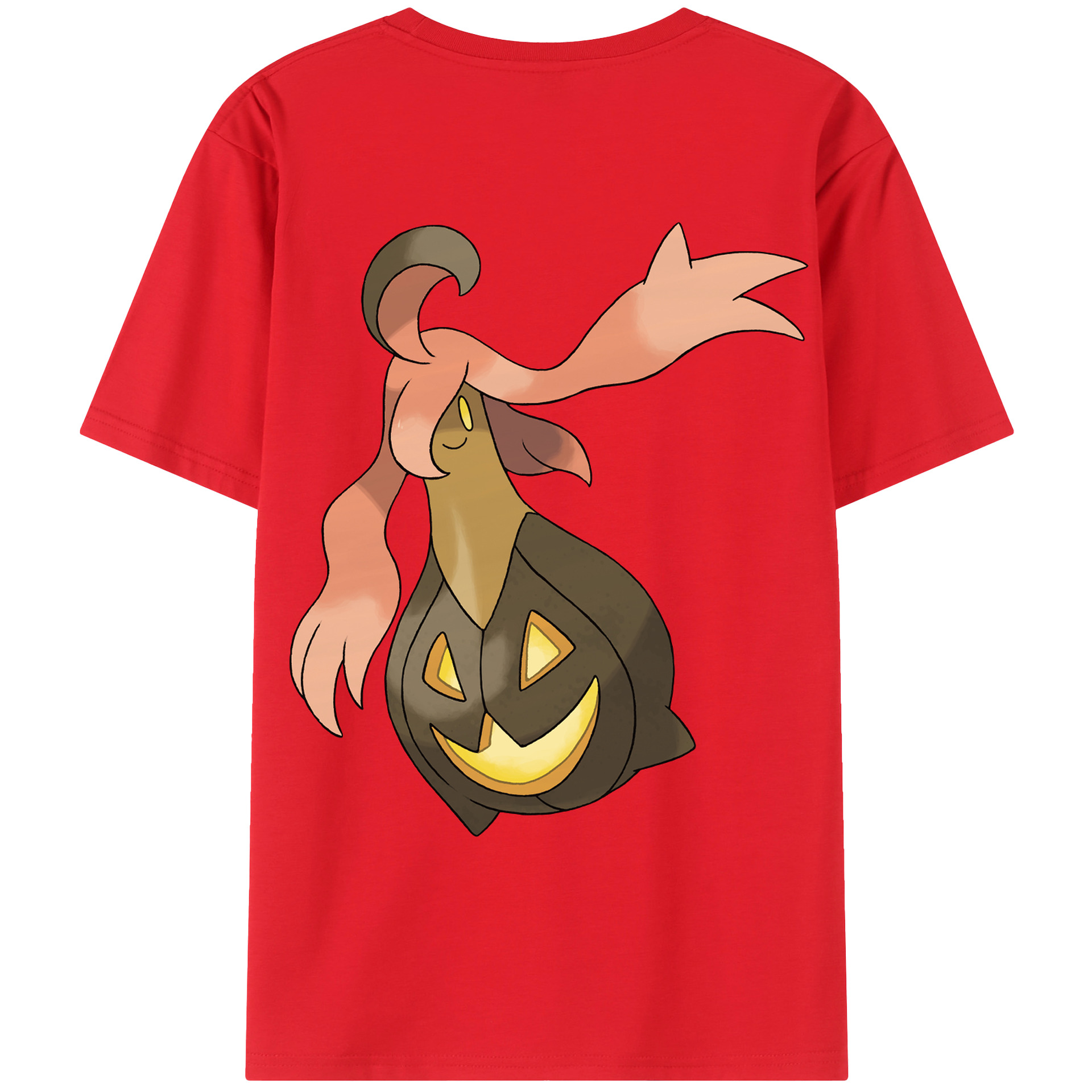 （画像用） ポケットモンスター Pokémon 綿100％ メンズ半袖Tシャツ（バックプリント） 通気性