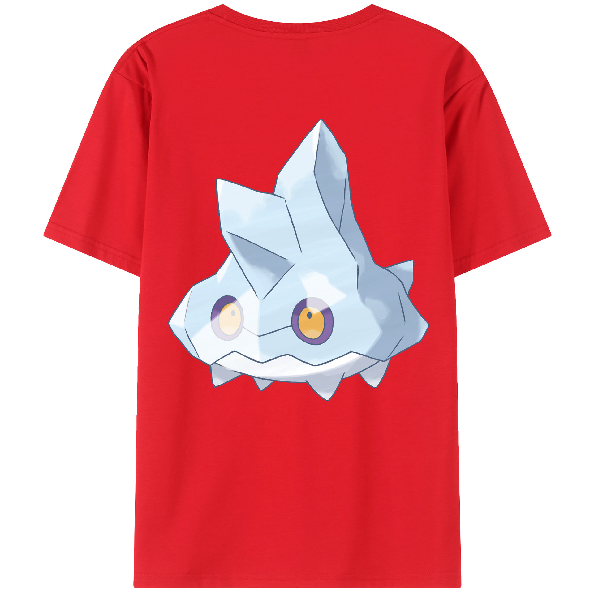 （画像用） ポケットモンスター Pokémon 綿100％ メンズ半袖Tシャツ（バックプリント） 通気性