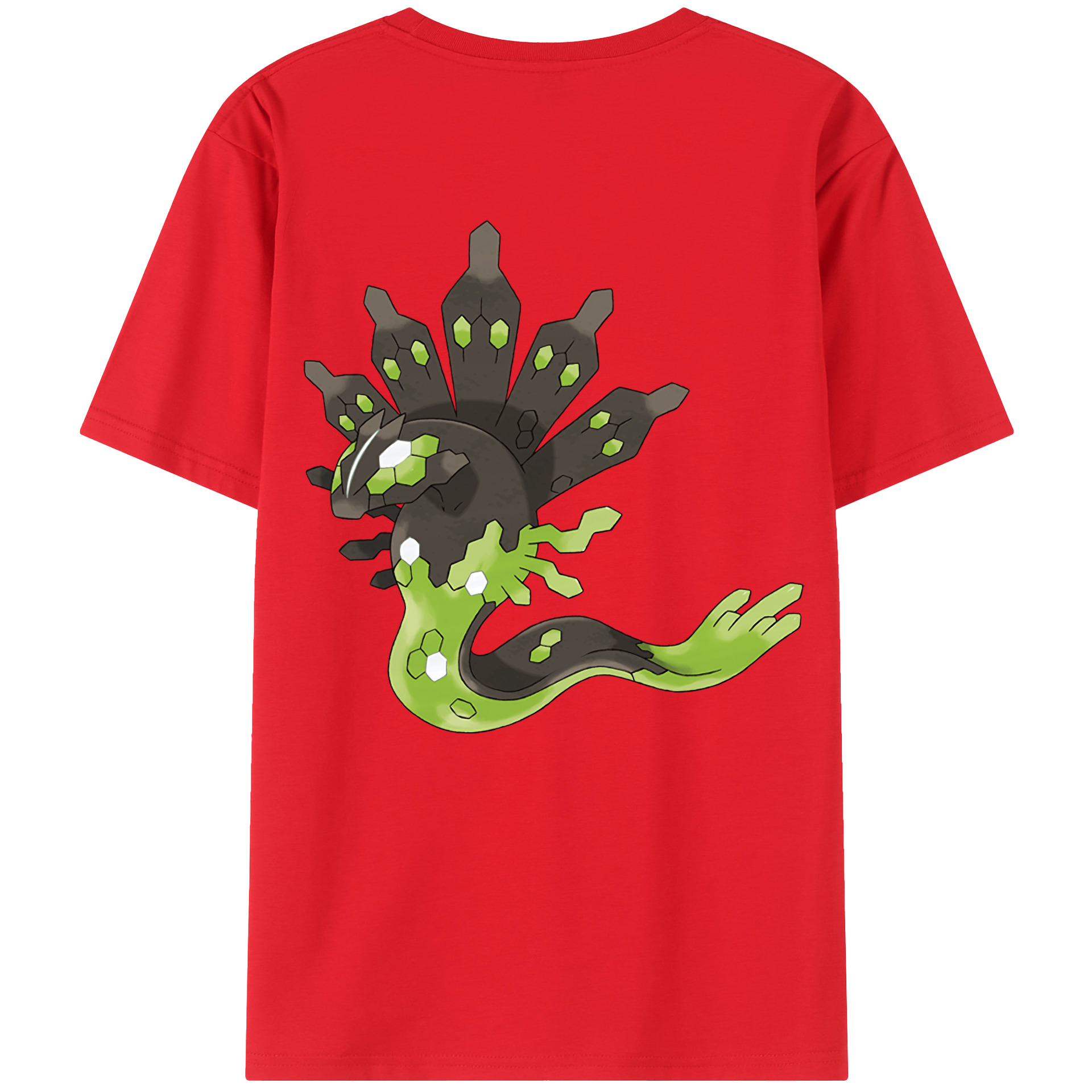 （画像用） ポケットモンスター Pokémon 綿100％ メンズ半袖Tシャツ（バックプリント） 通気性