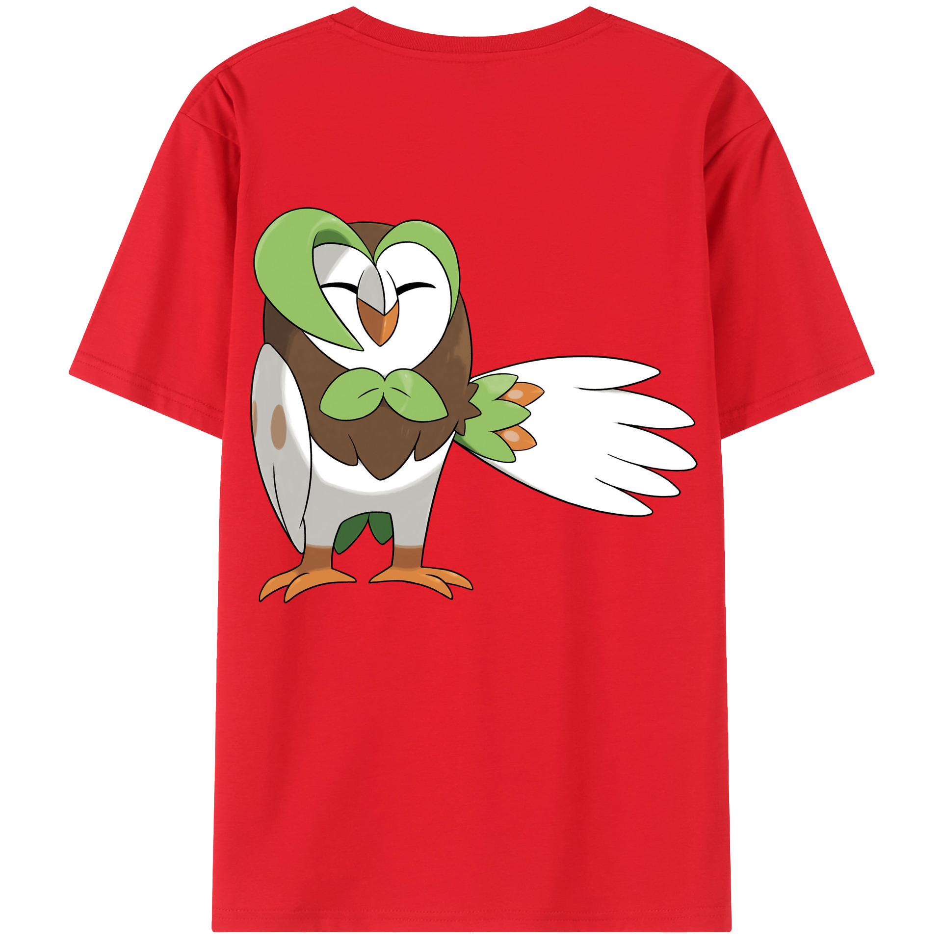 （画像用） ポケットモンスター Pokémon 綿100％ メンズ半袖Tシャツ（バックプリント） 通気性