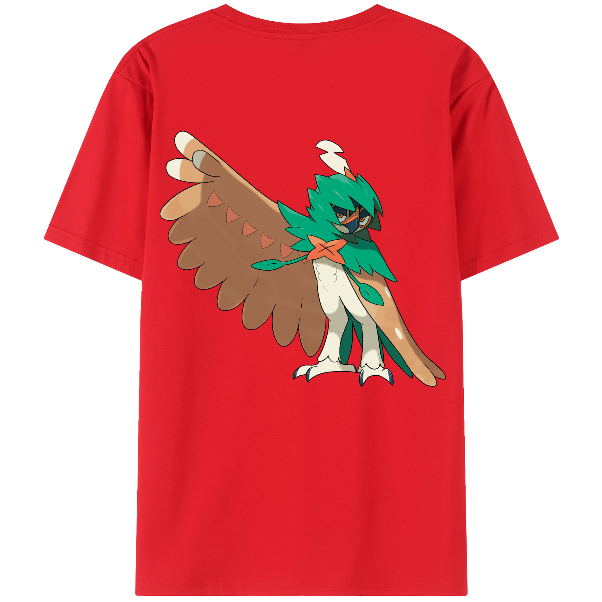 （画像用） ポケットモンスター Pokémon 綿100％ メンズ半袖Tシャツ（バックプリント） 通気性