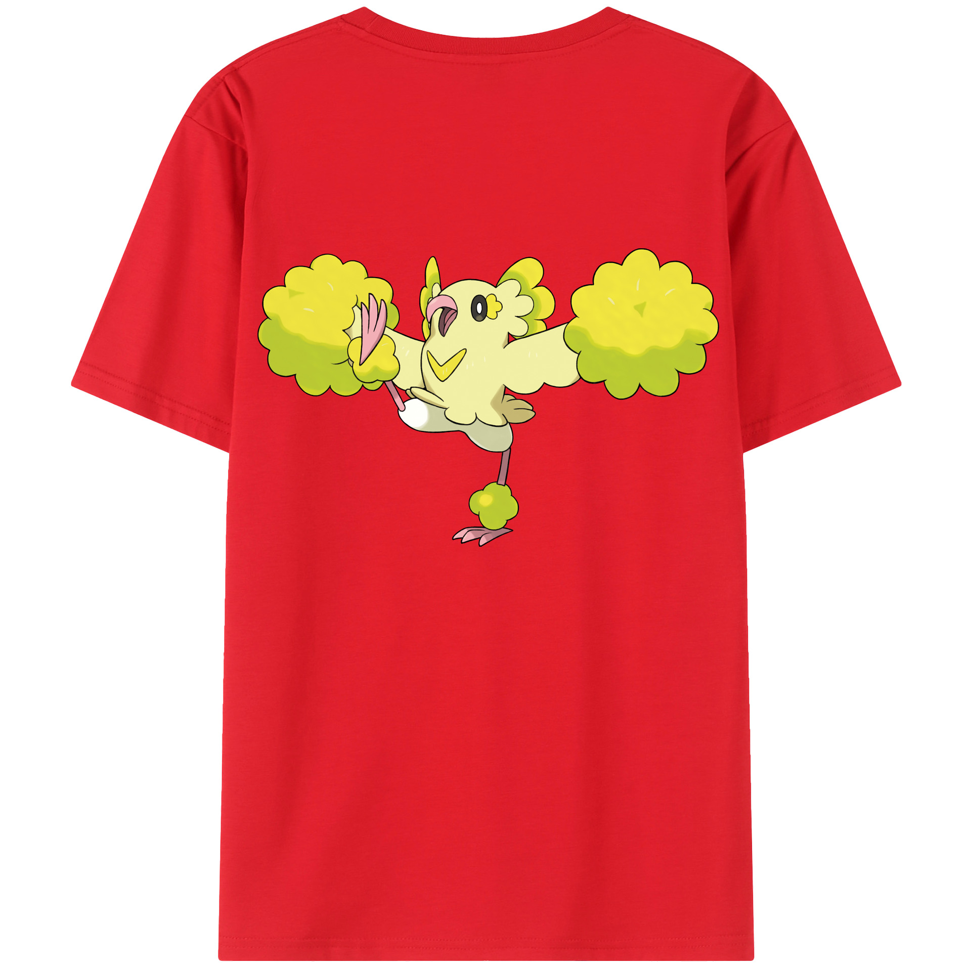 （画像用） ポケットモンスター Pokémon 綿100％ メンズ半袖Tシャツ（バックプリント） 通気性