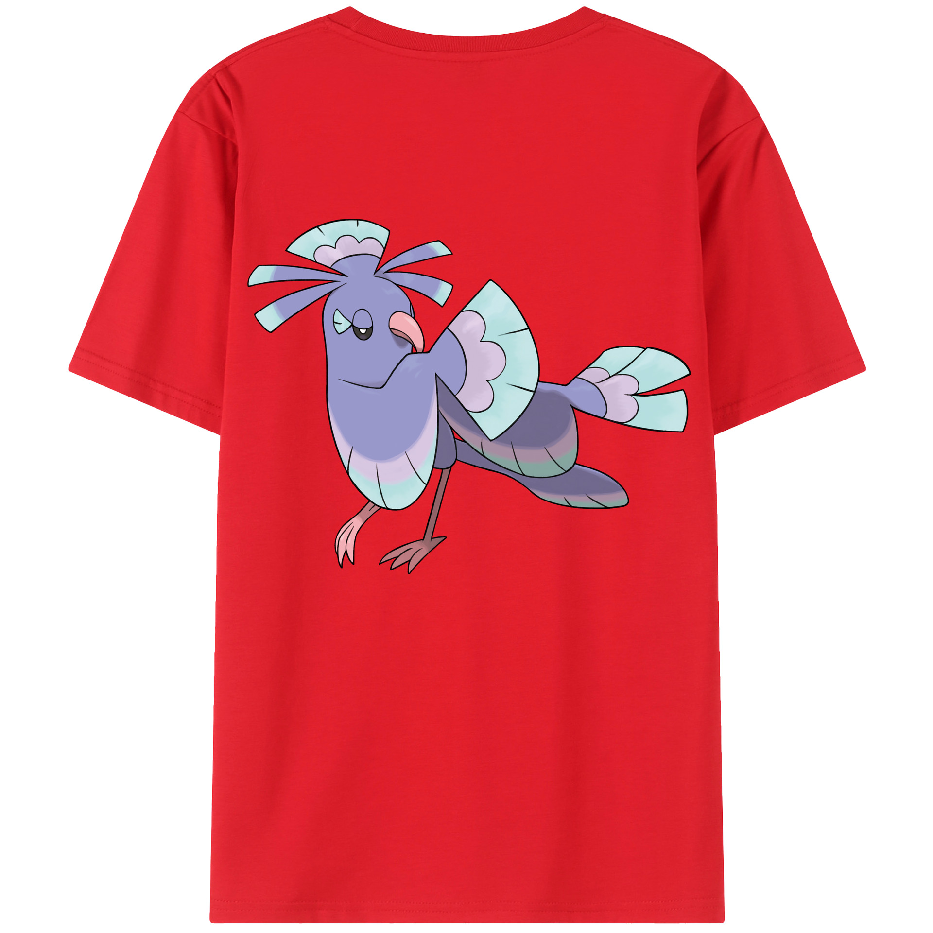 （画像用） ポケットモンスター Pokémon 綿100％ メンズ半袖Tシャツ（バックプリント） 通気性