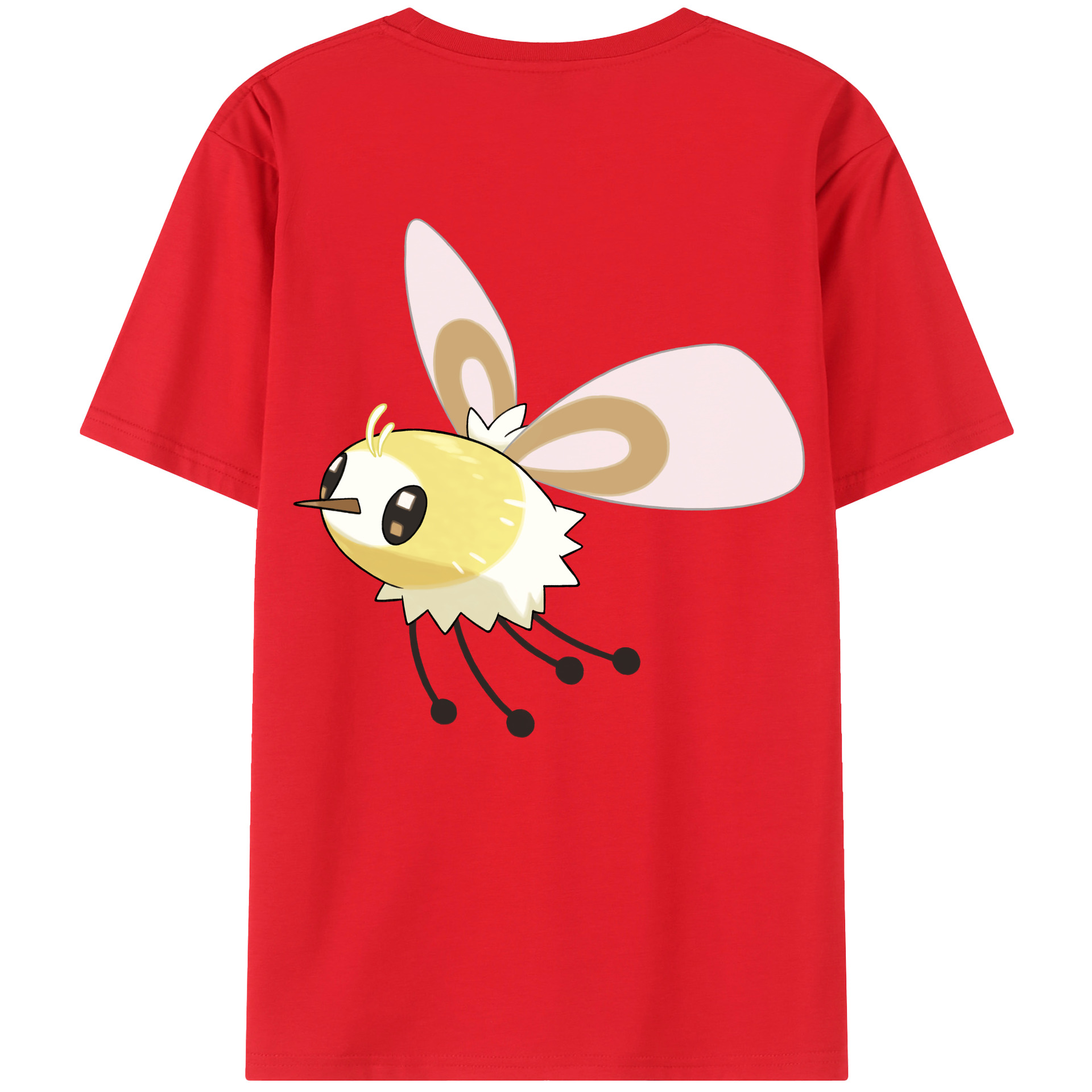 （画像用） ポケットモンスター Pokémon 綿100％ メンズ半袖Tシャツ（バックプリント） 通気性